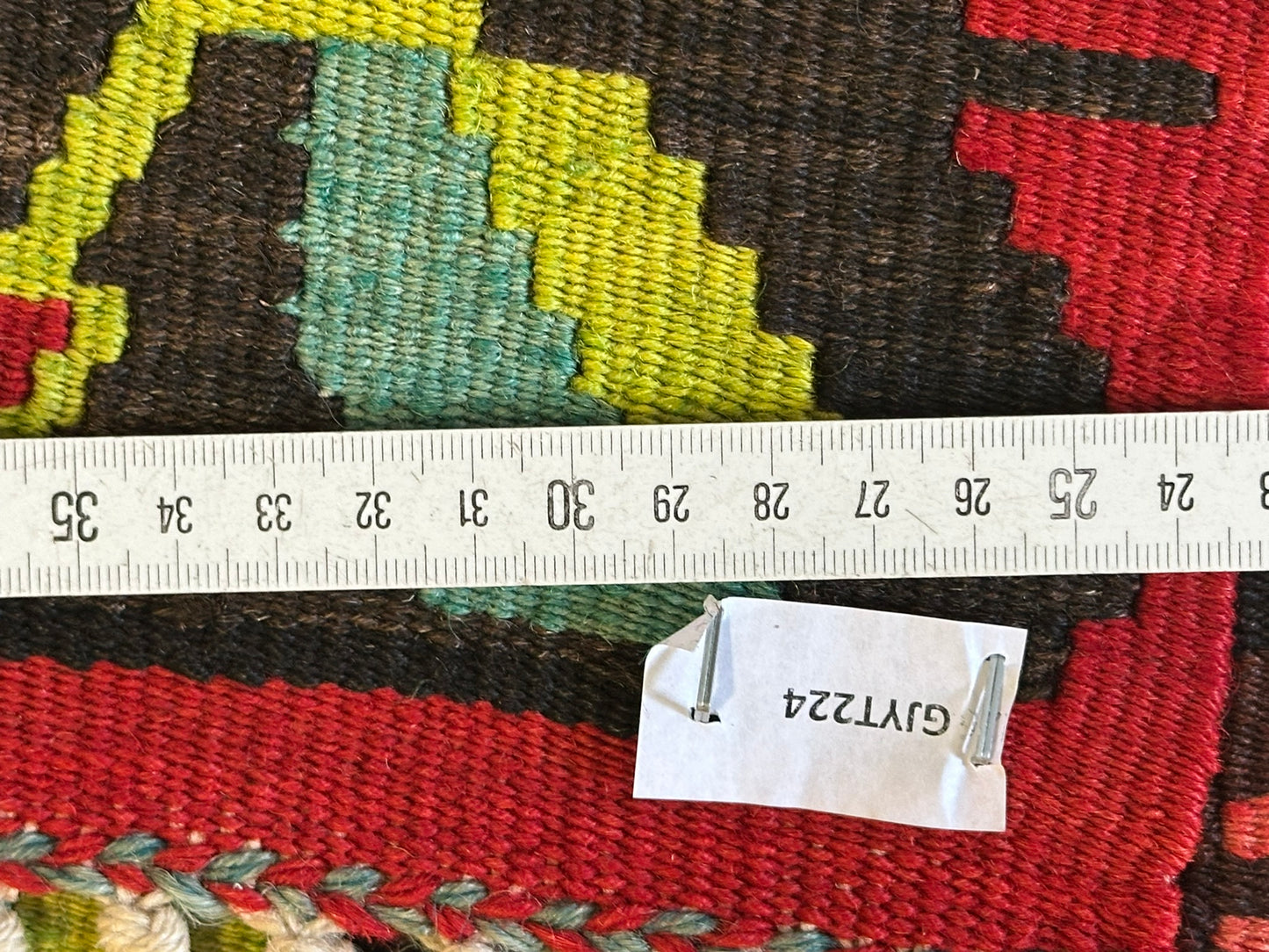 Orientteppich handgeknüpft 270x207cm antik naturfarben Karadga Kelim
