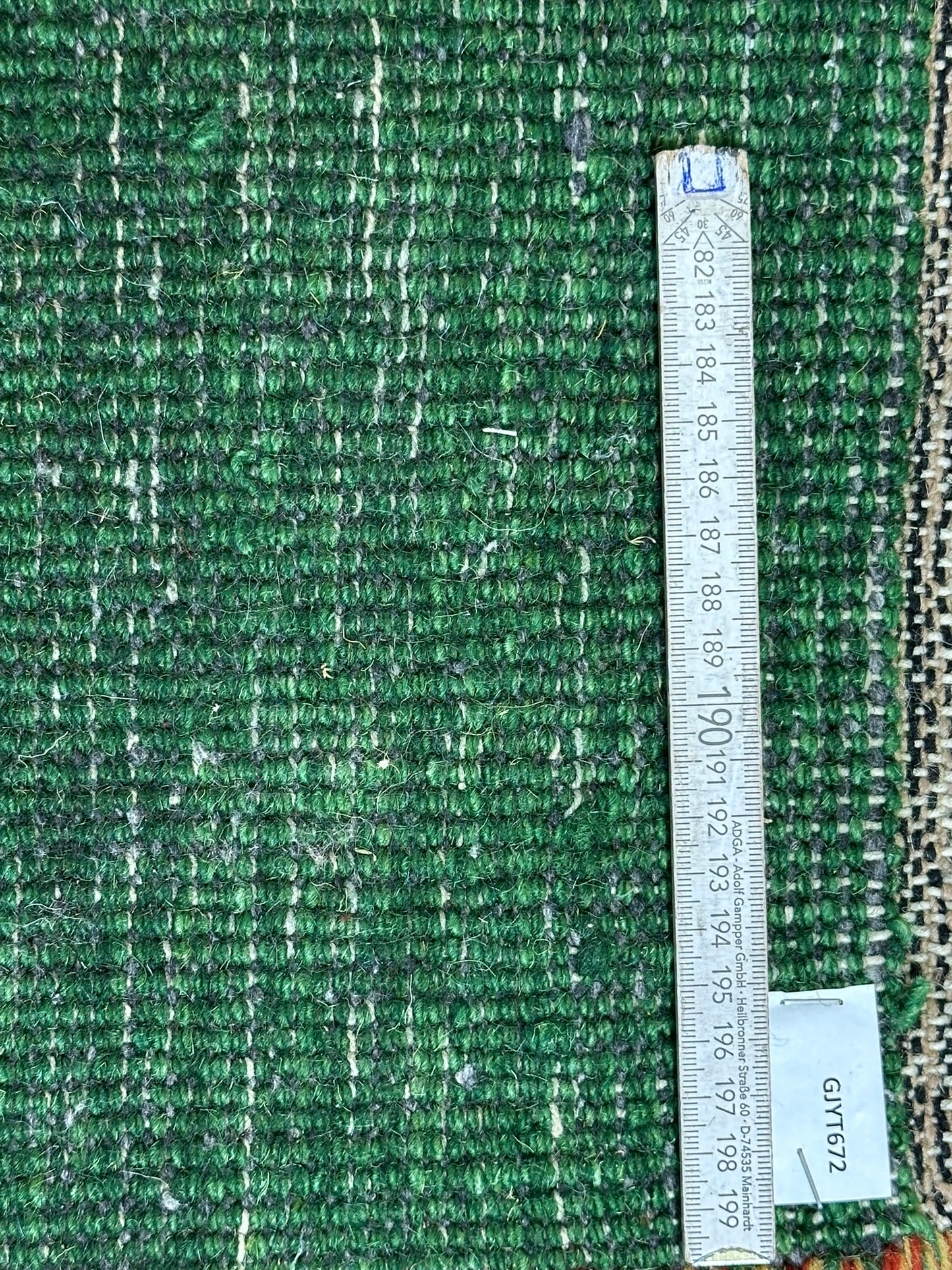 Orientteppich handgeknüpft Gabbeh Indian 137x68 cm