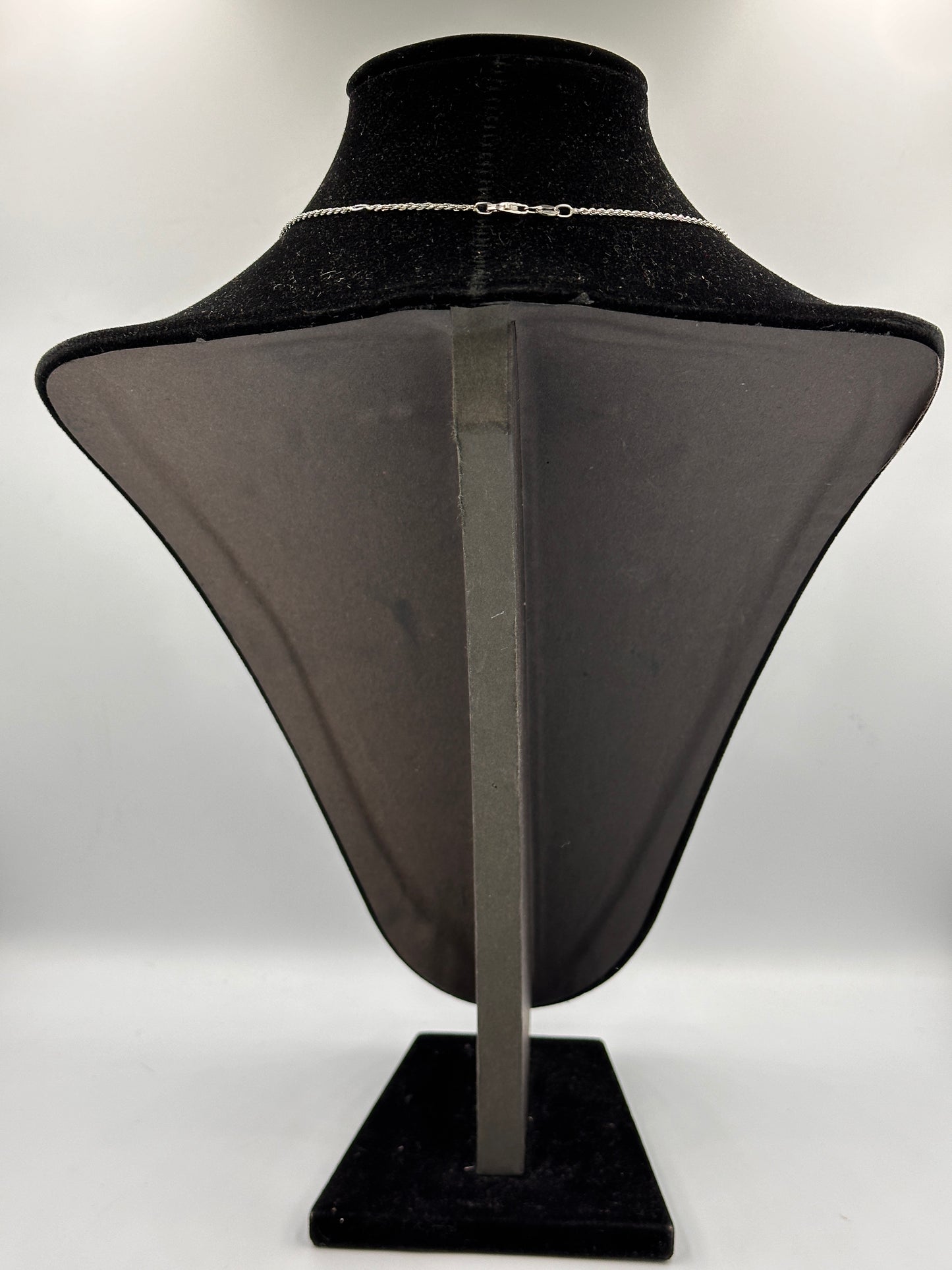 Vintage 925 Silber Halskette mit Herz-Anhänger