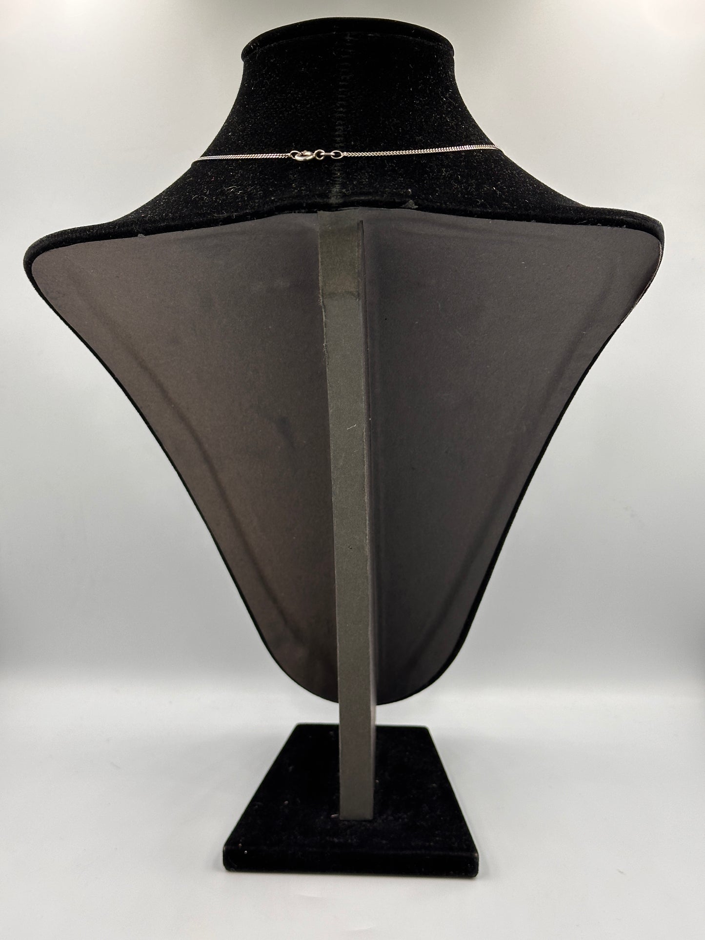 Vintage Schicke Silber 925 Halskette mit Violinschlüssel Anhänger