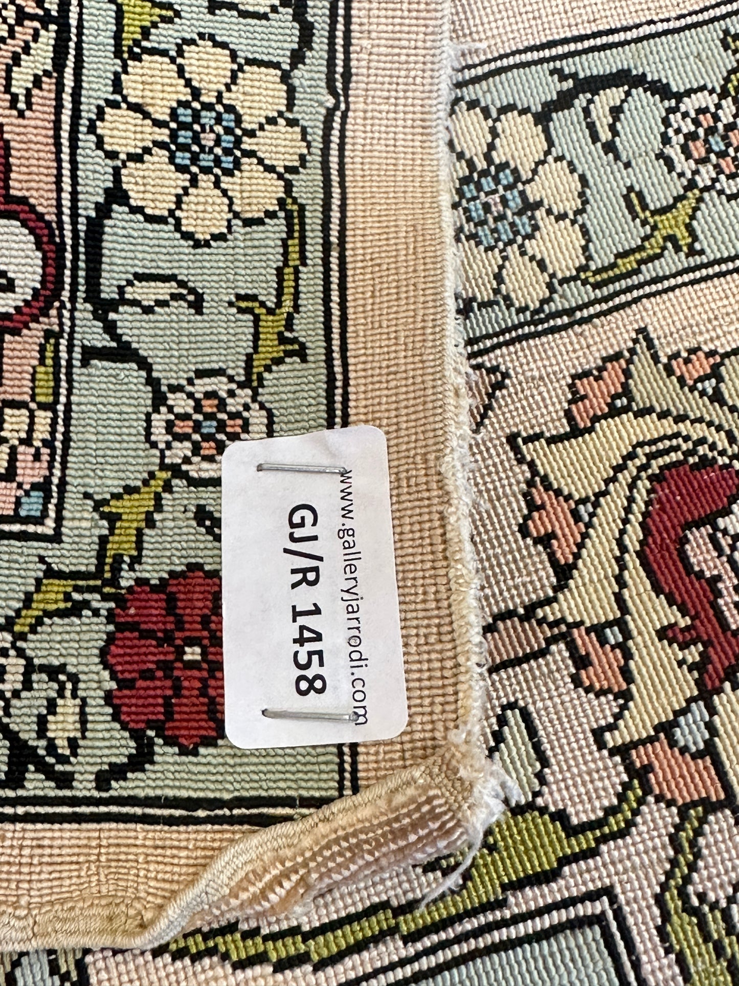 Handgeknüpfter Orientteppich Feiner Türkei Hereke Seide Signiert 90x60 cm