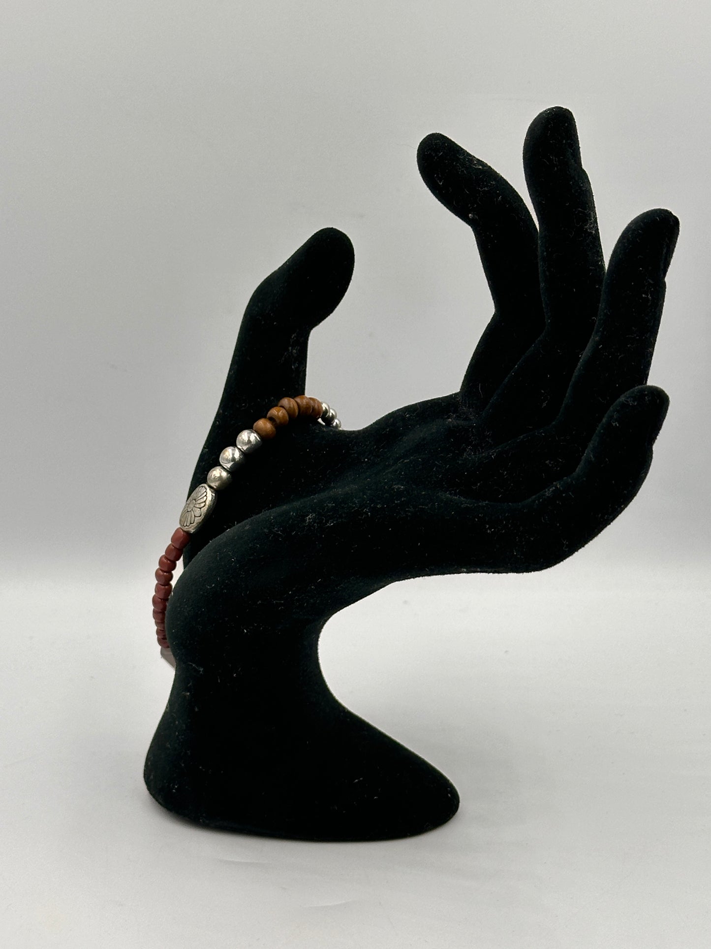 Vintage Multi-Stein Armband mit Silberfarbenen Akzenten