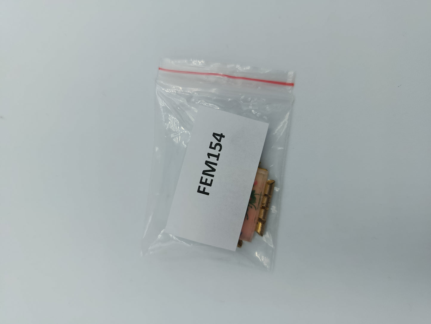 Handbemalter rechteckiger Blumen-Anhänger