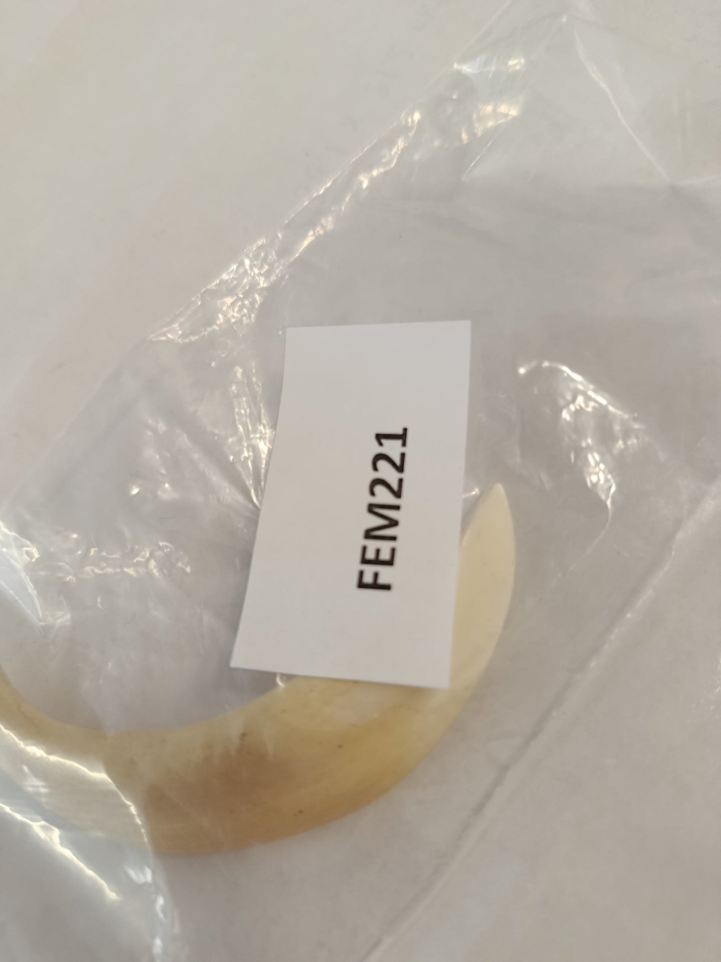 Naturbelassener Wildschweinzahn-Anhänger