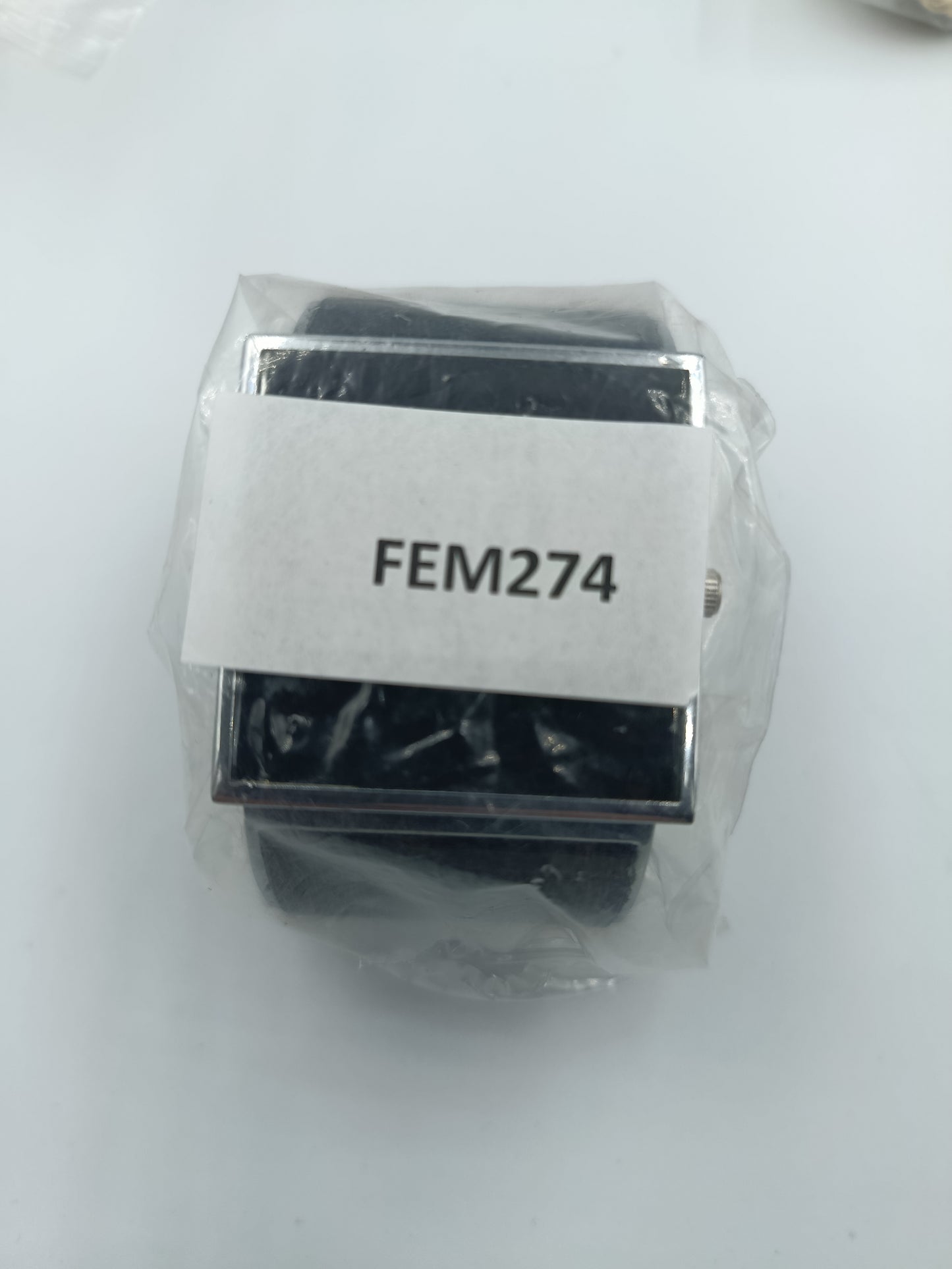 Elegante Armspange-Uhr in Schwarz und Silber