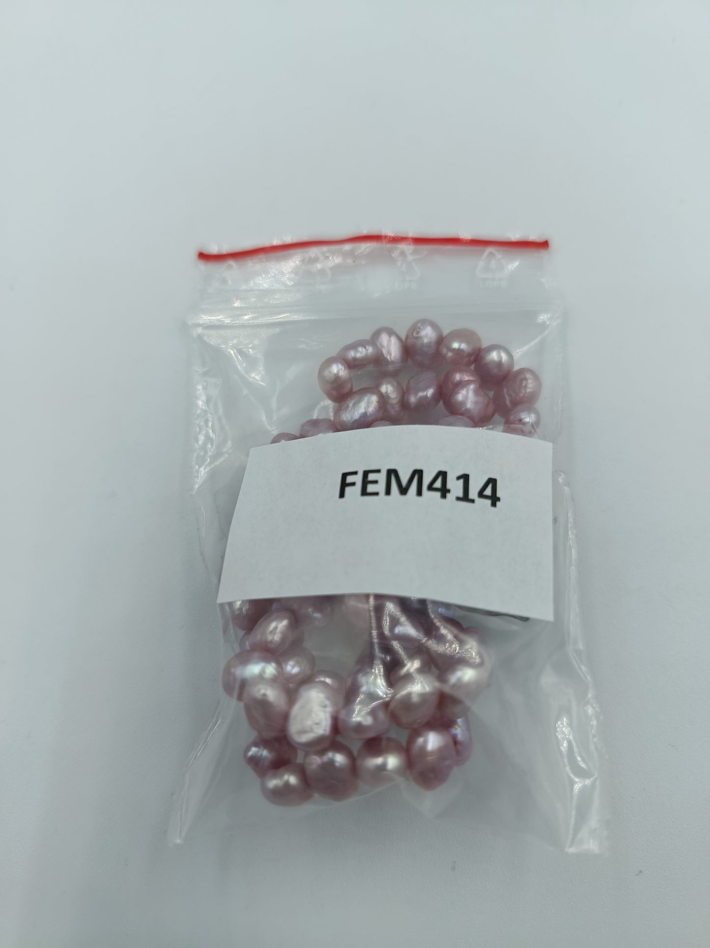 Halskette mit rosa Süßwasser-Zuchtperlen