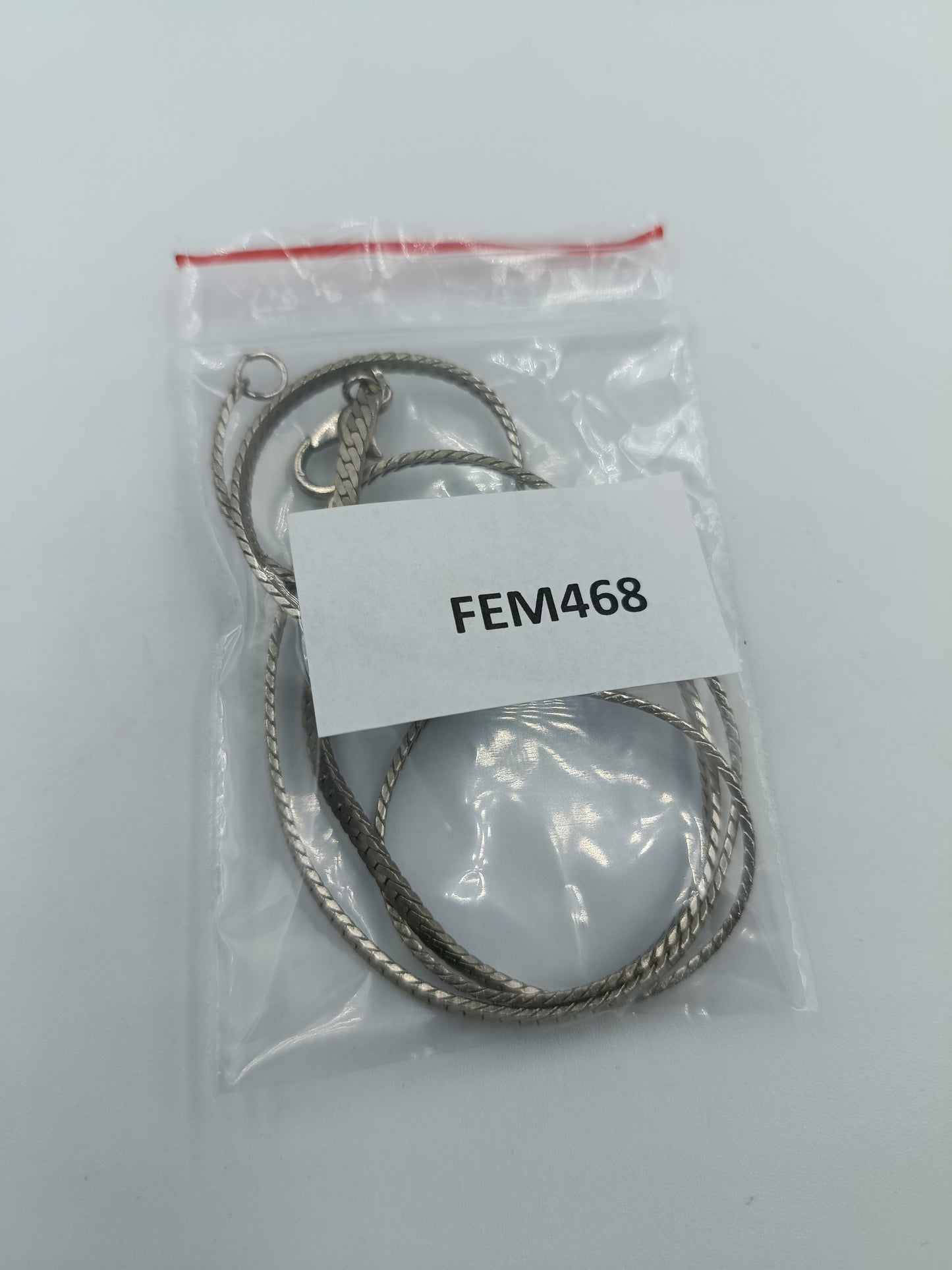 Schlichte Versilberte kette