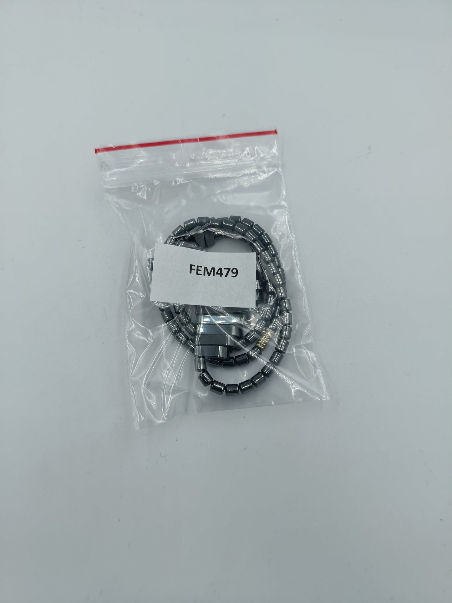 Hämatit Collier mit abgestuftem Mittelteil