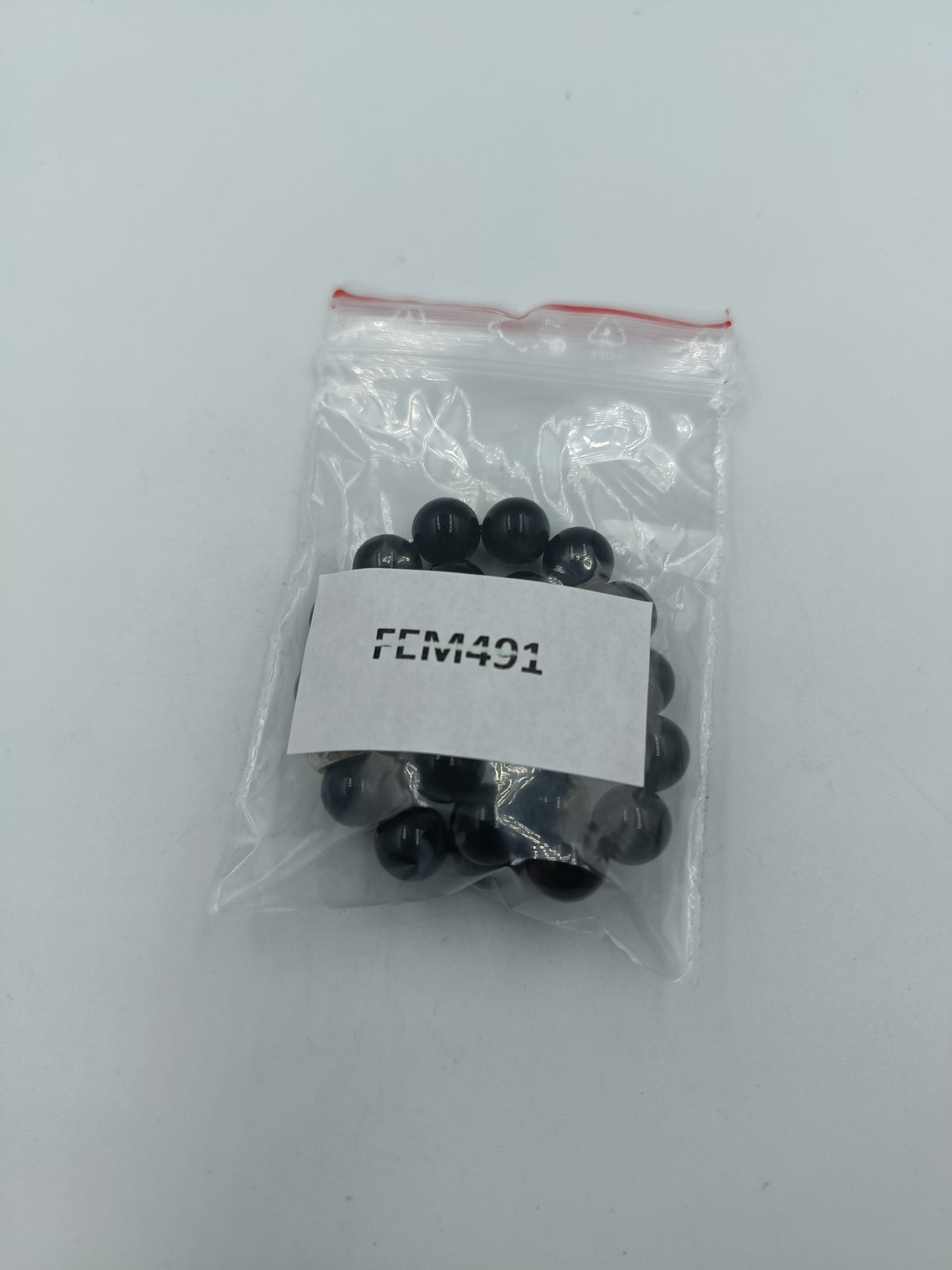 Kugelarmband mit Onyx-Optik