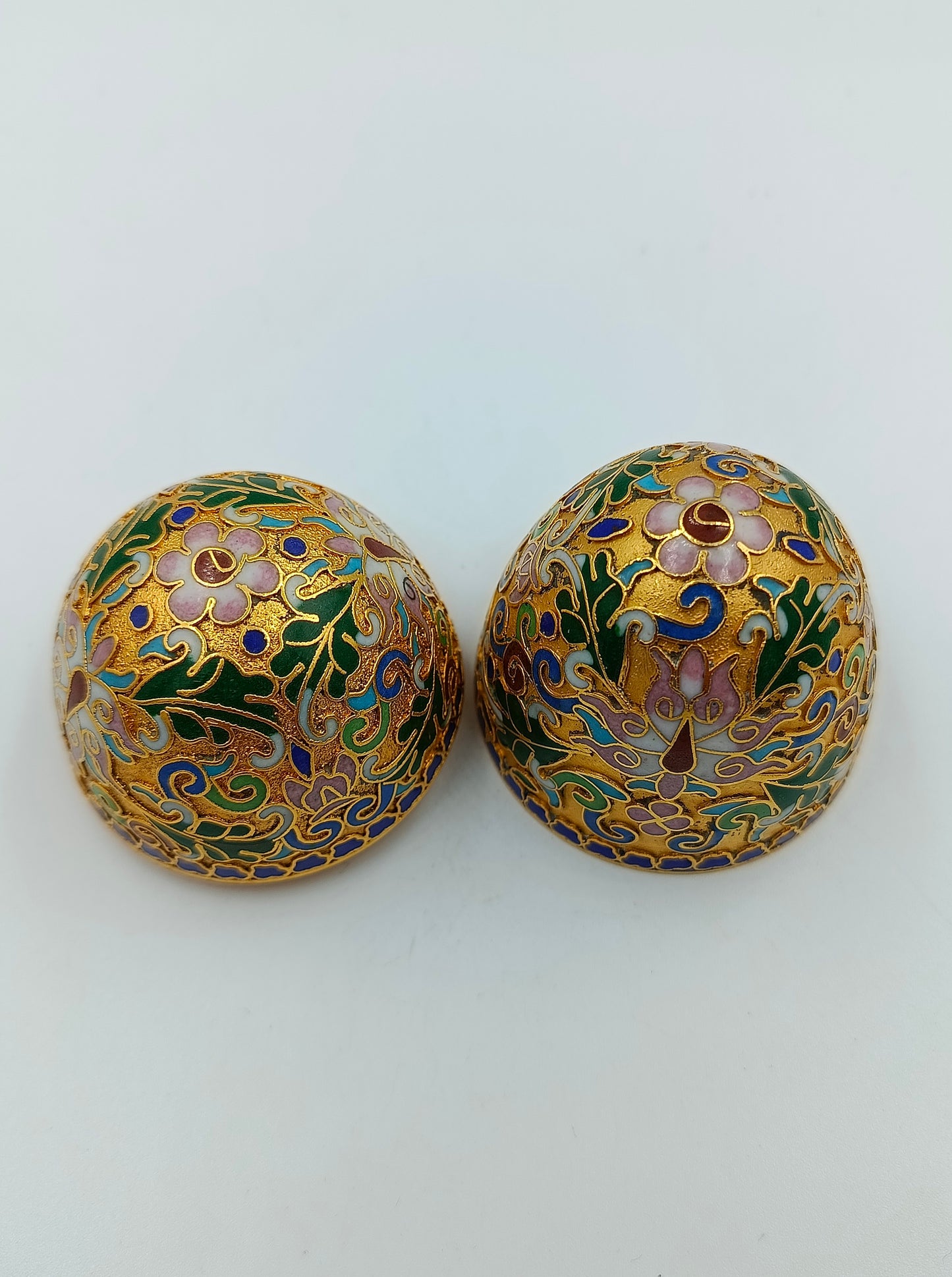 Prächtige Fabergé-Stil Schatulle mit Emaille und Edelsteinverzierung