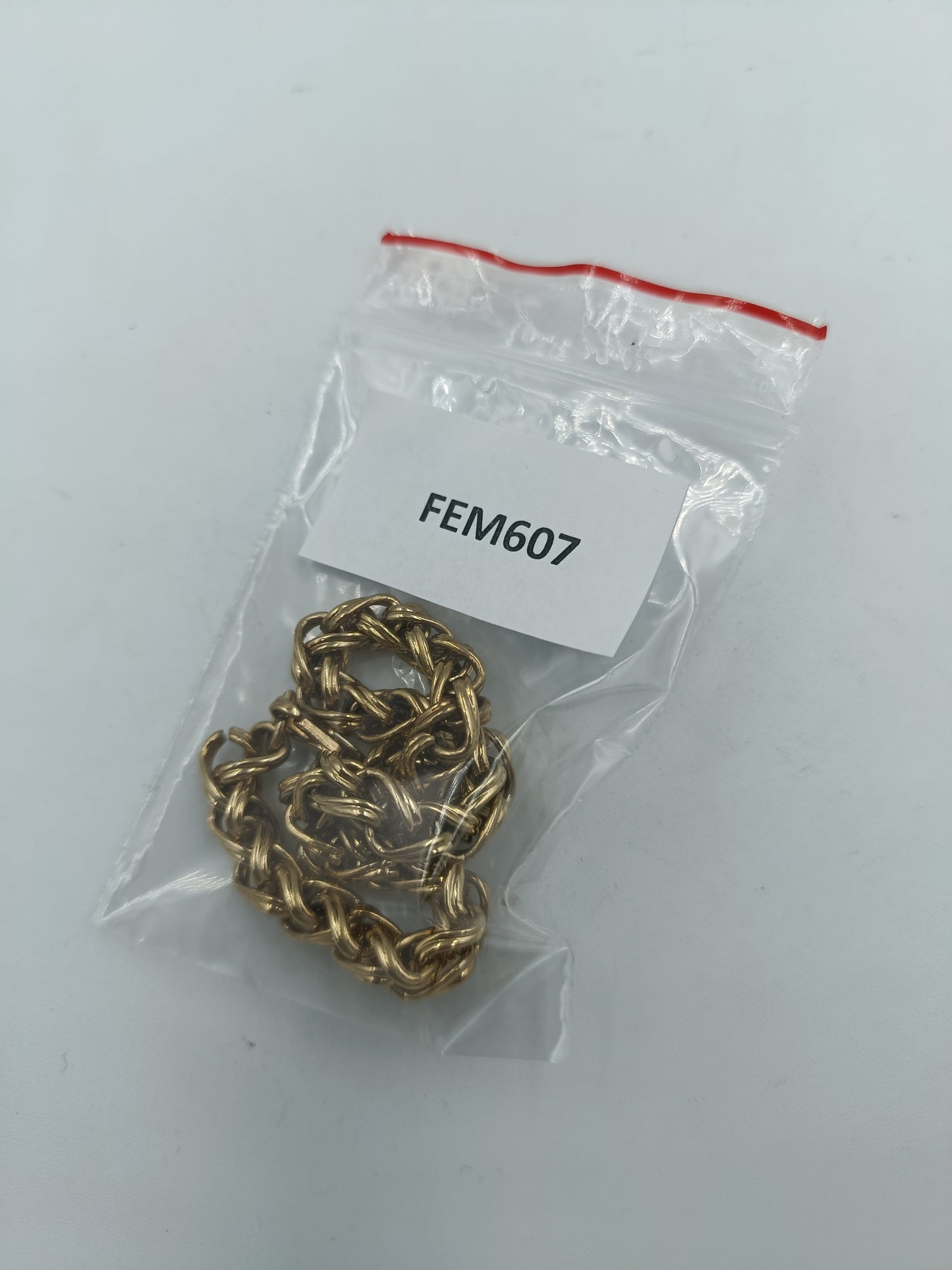 Elegantes vergoldetes Armband mit geflochtener Gliederstruktur klassisches Design 19 cm