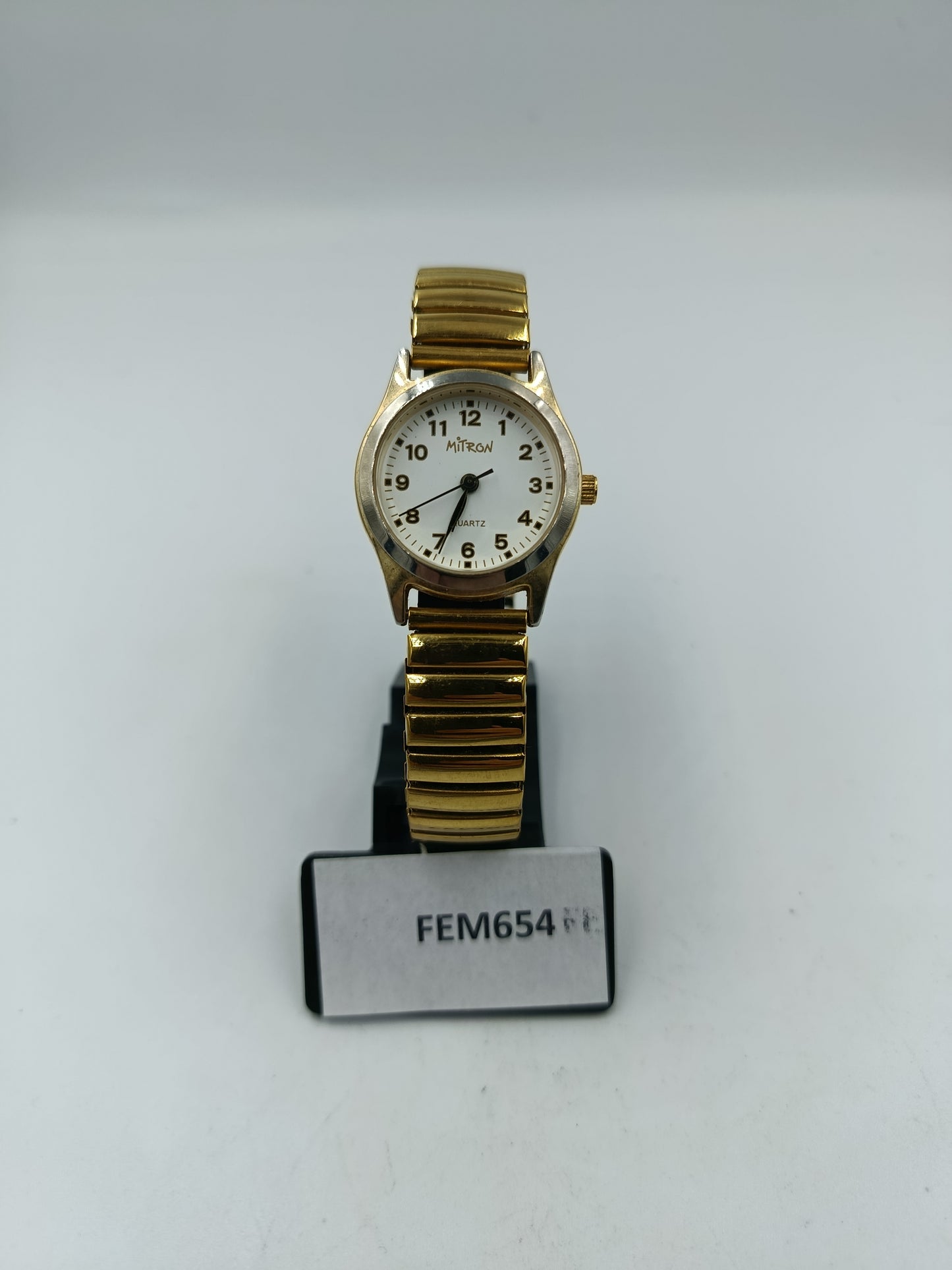 Mitron Armbanduhr Goldfarben Elastisch Klassisch Elegant