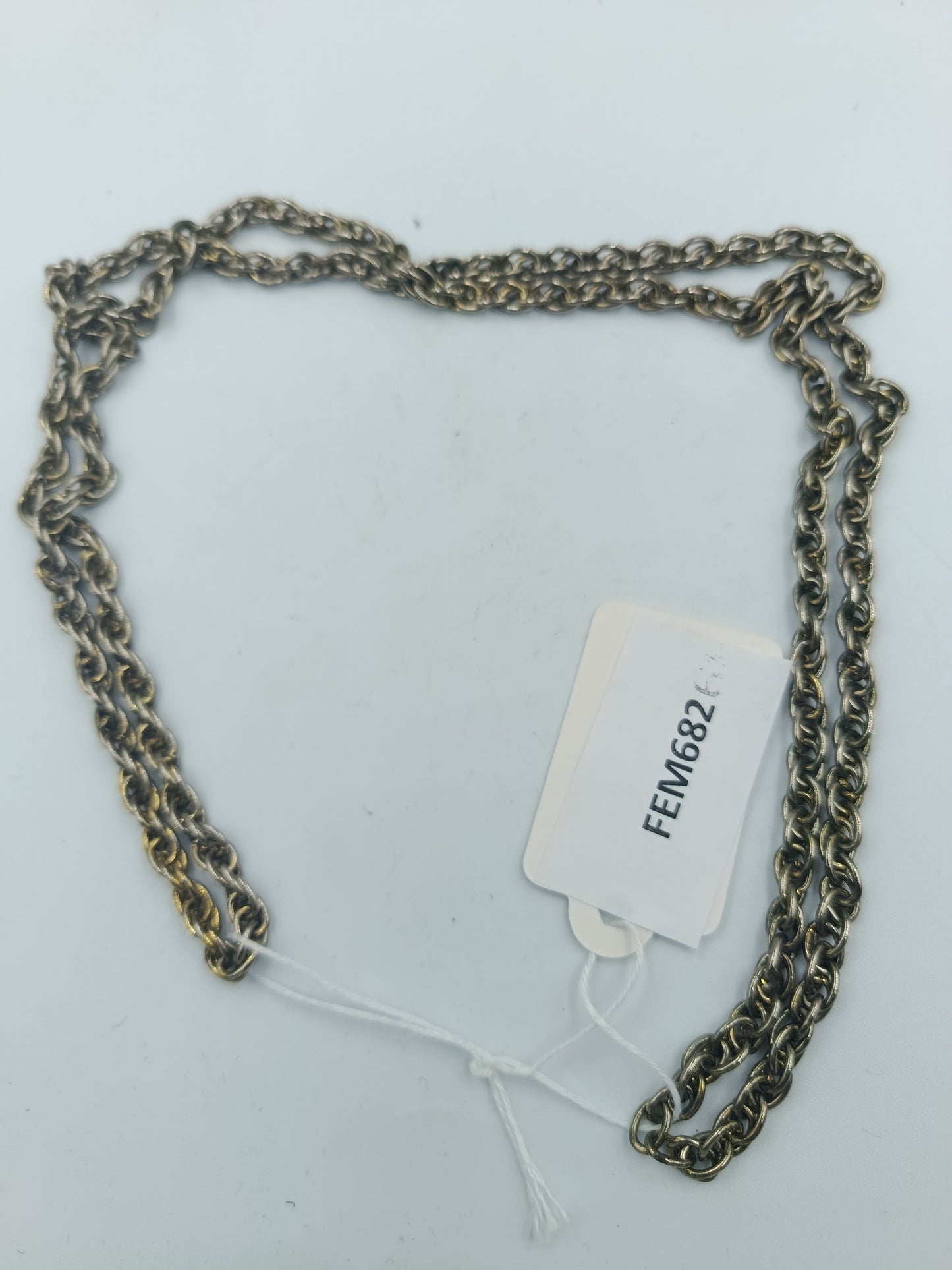 Vintage Kette im Panzerketten Stil doppelt tragbar