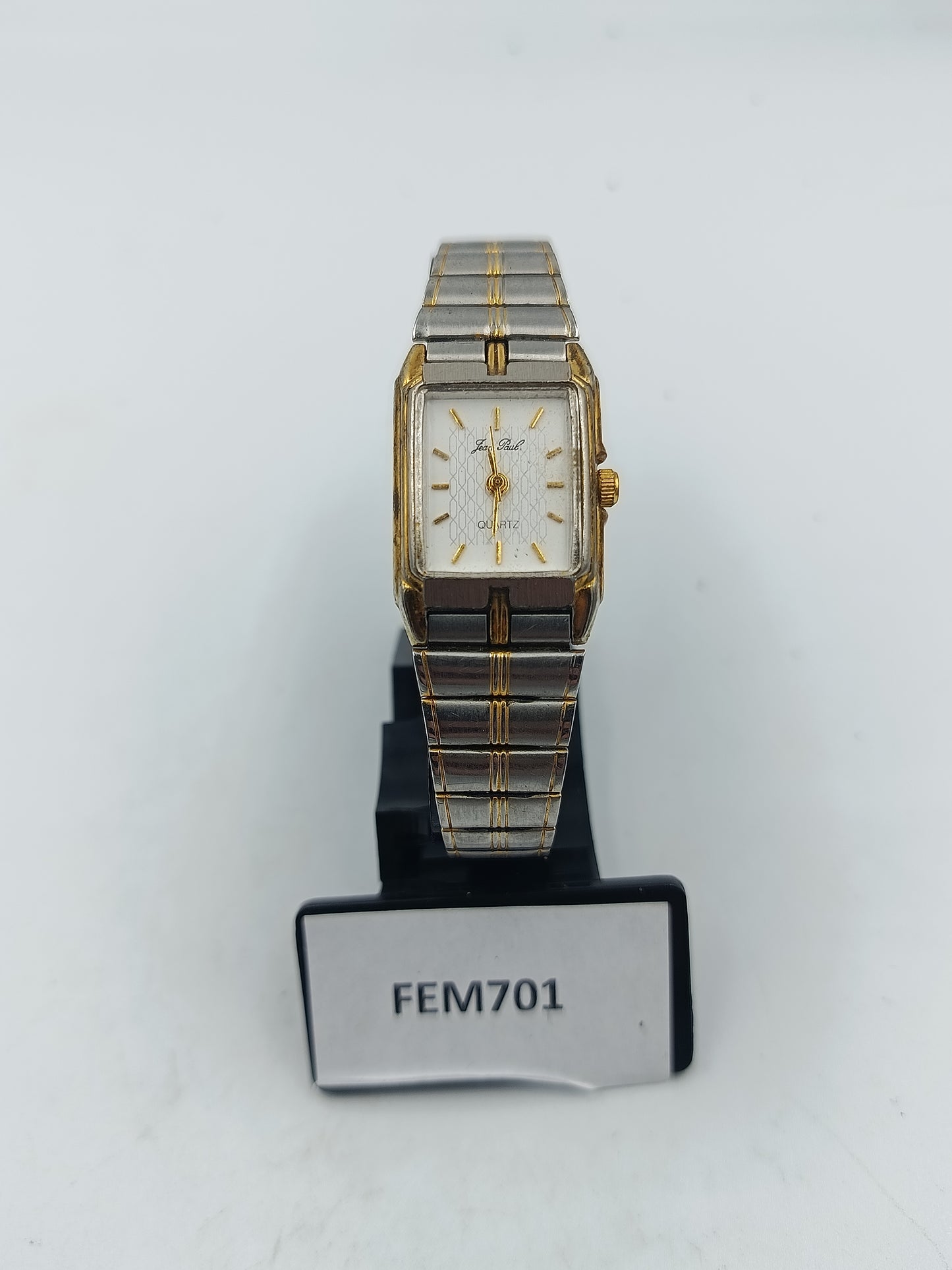 Jean Paul Armbanduhr Bicolor Rechteckig Quartz