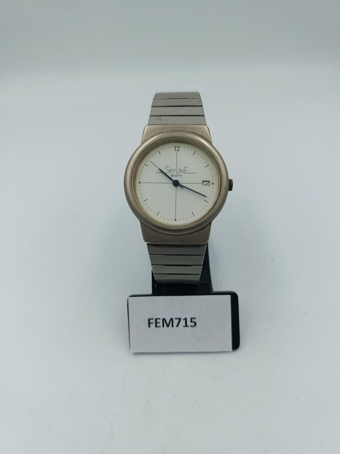 Skyline Quartz Armbanduhr Edelstahl Silberfarben