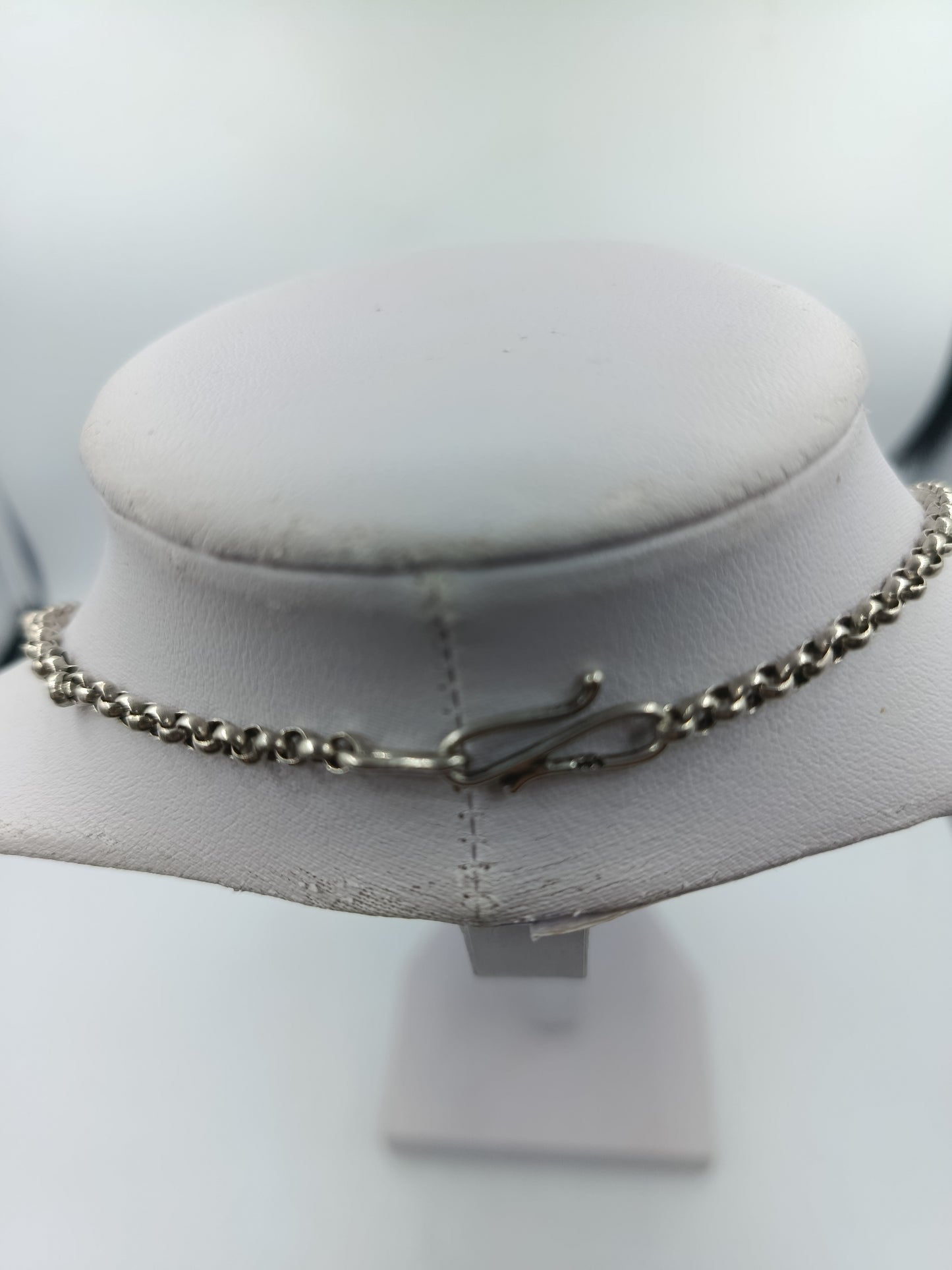 925 Silber Designer Kette mit modernem Anhänger