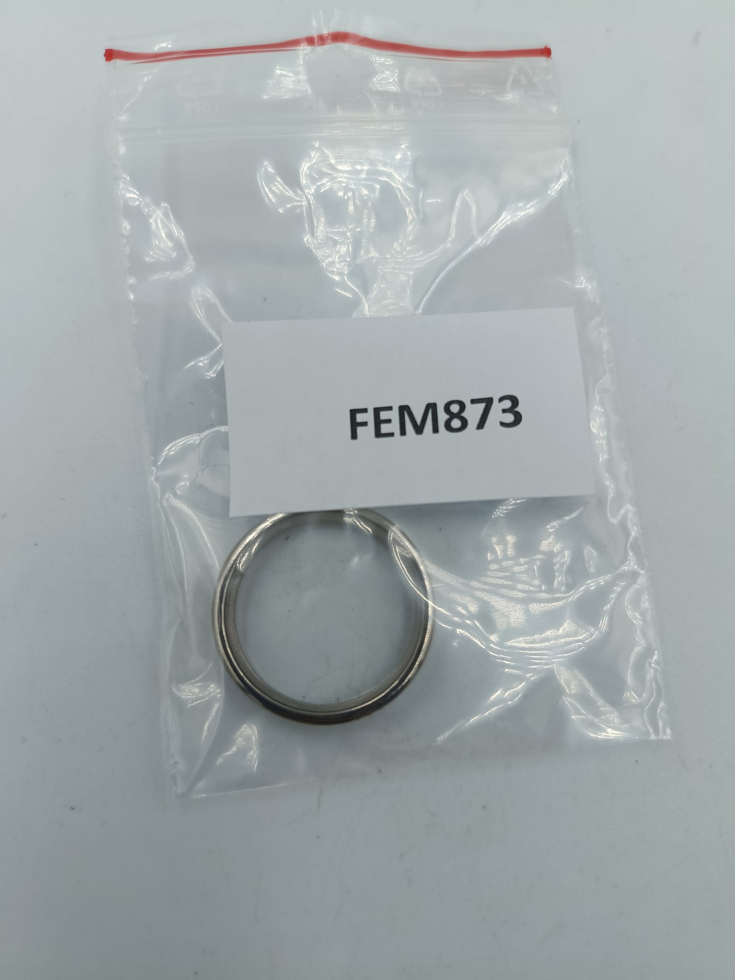 Boccia Titan Ring mit Zirkonia Steinen Größe 59