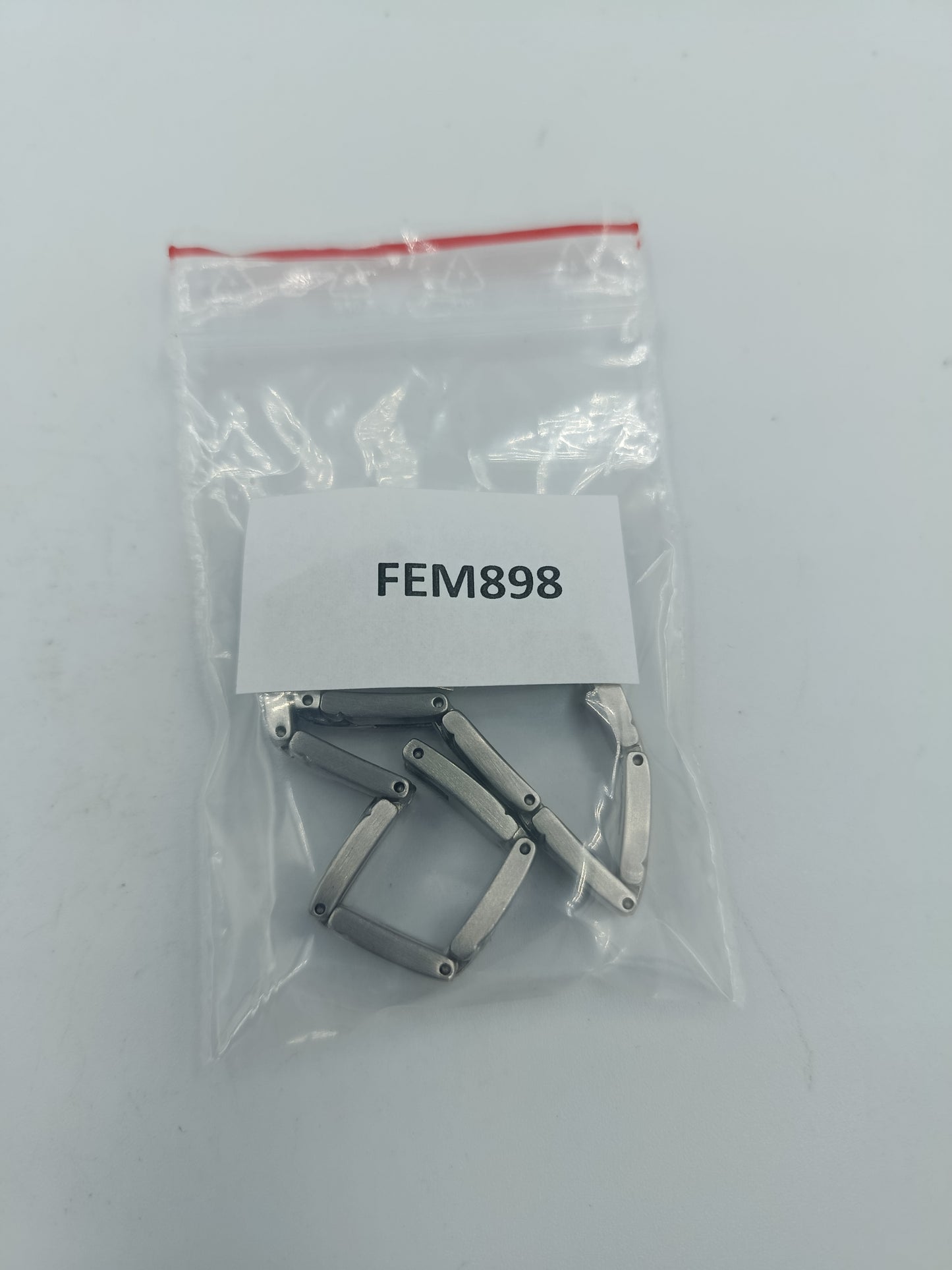 Edelstahl Armband Glieder Design massiv silberfarben Unisex