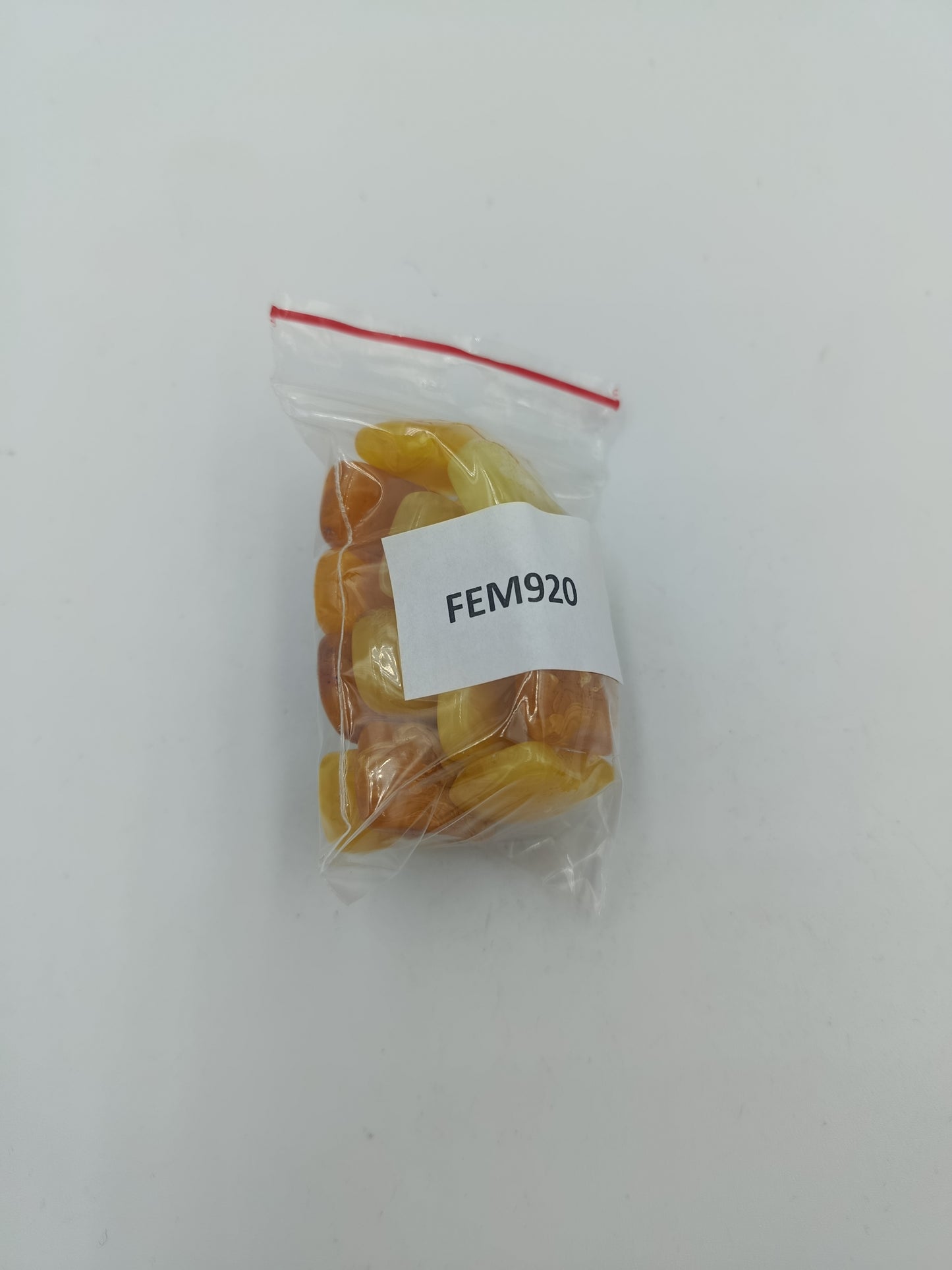 Armband in Bernstein Optik mit rechteckigen Gliedern