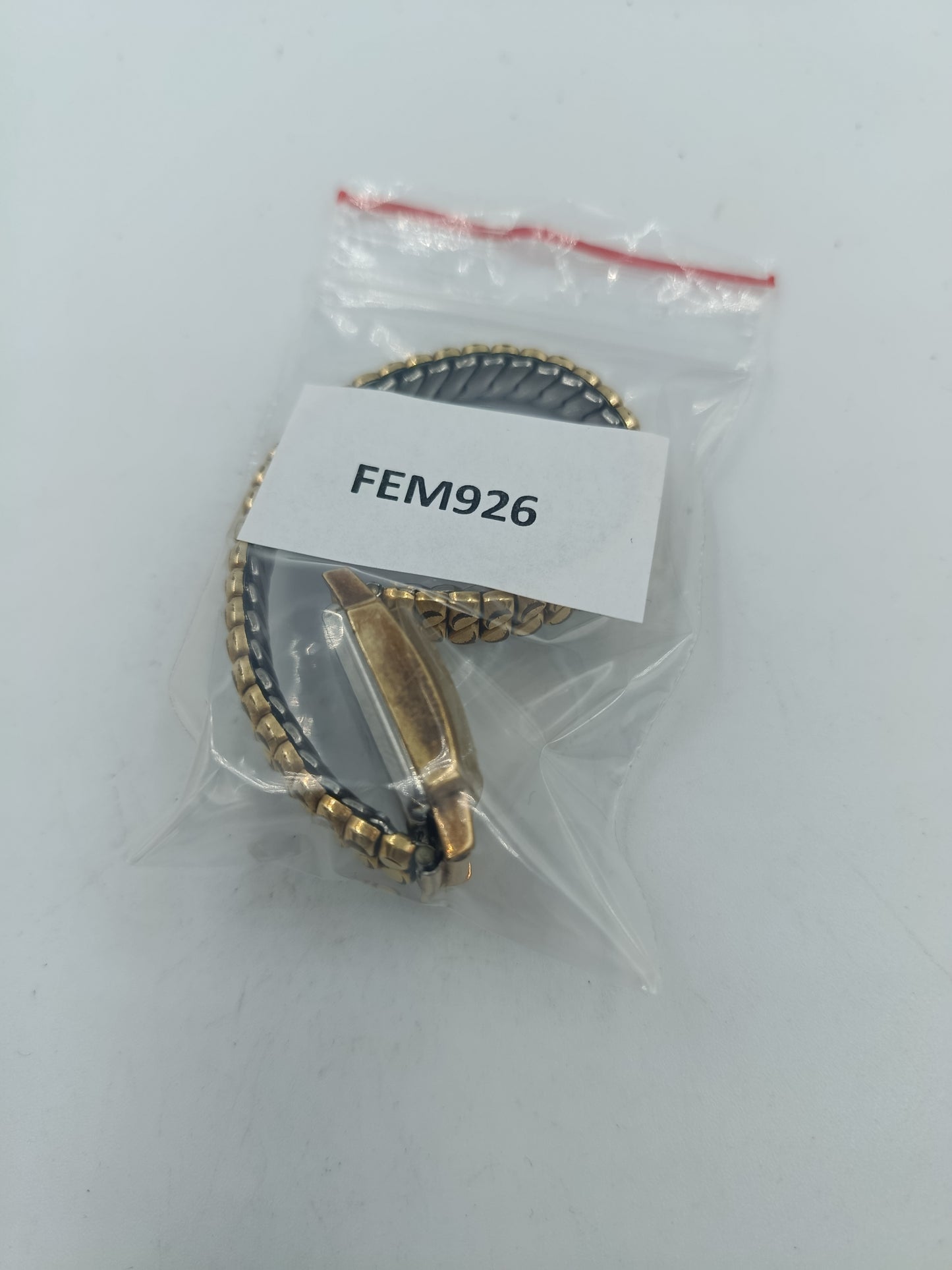 Rovac Damen Armbanduhr goldfarben elastisch Vintage