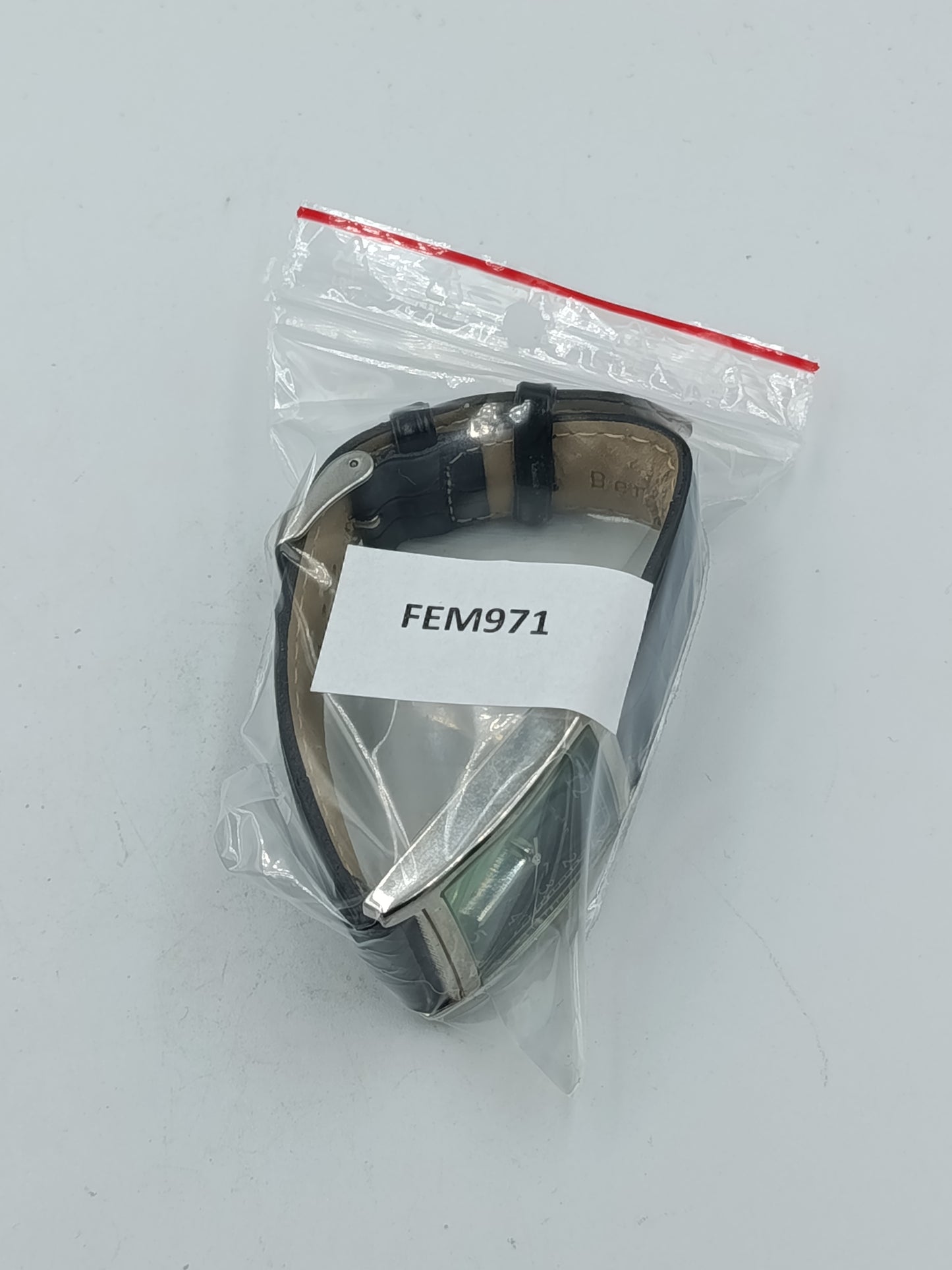 Bergmann Armbanduhr Edelstahl Schwarz Rechteckig Klassisch 3ATM