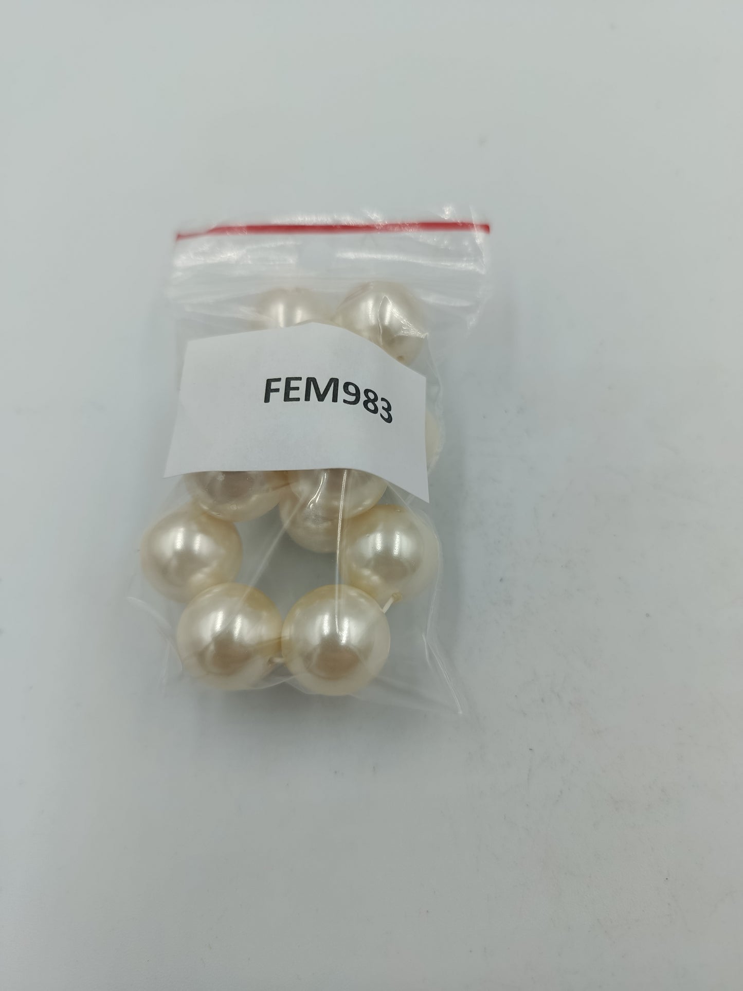 Elastisches Perlenarmband Cremefarben Klassisch Elegant Vintage Stil