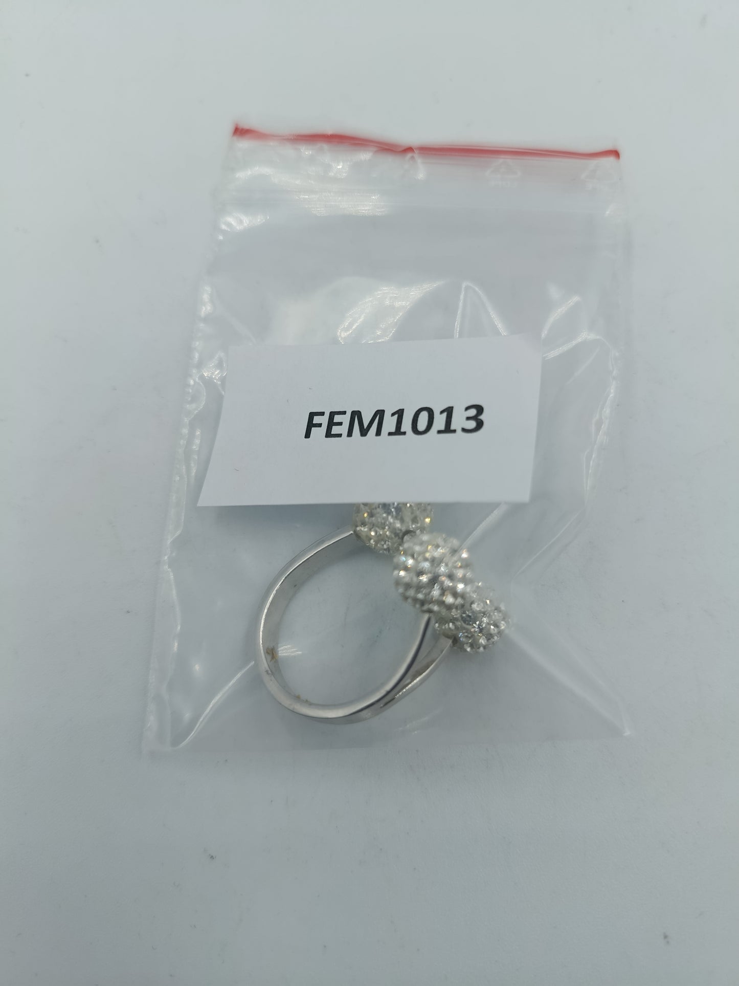 925 Silber Ring mit funkelnden Kugeln Zirkonia Gr55 Modern Elegant