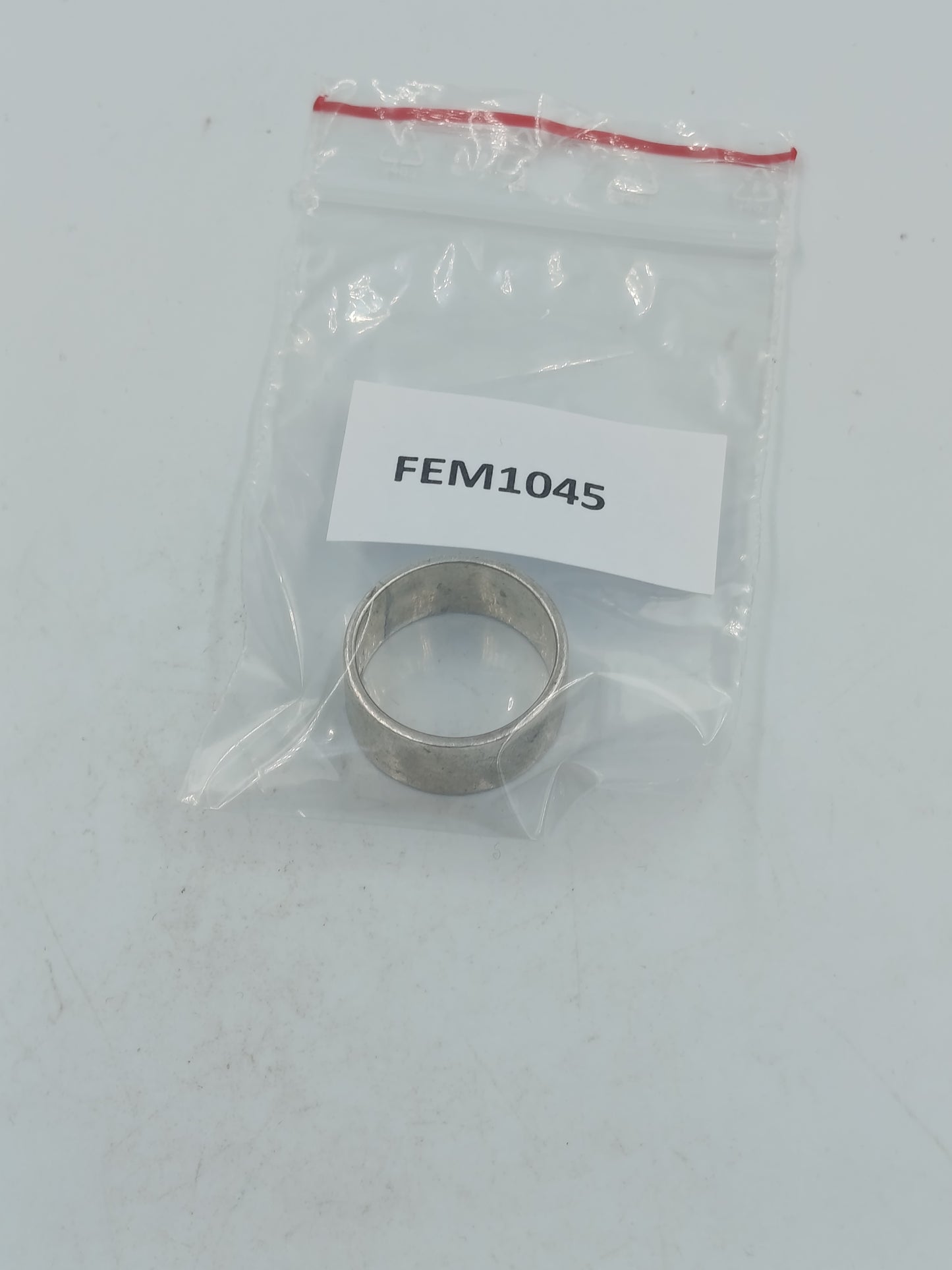 835 Silber Bandring Breit Klassisch Unisex Minimalistisch Gr 58