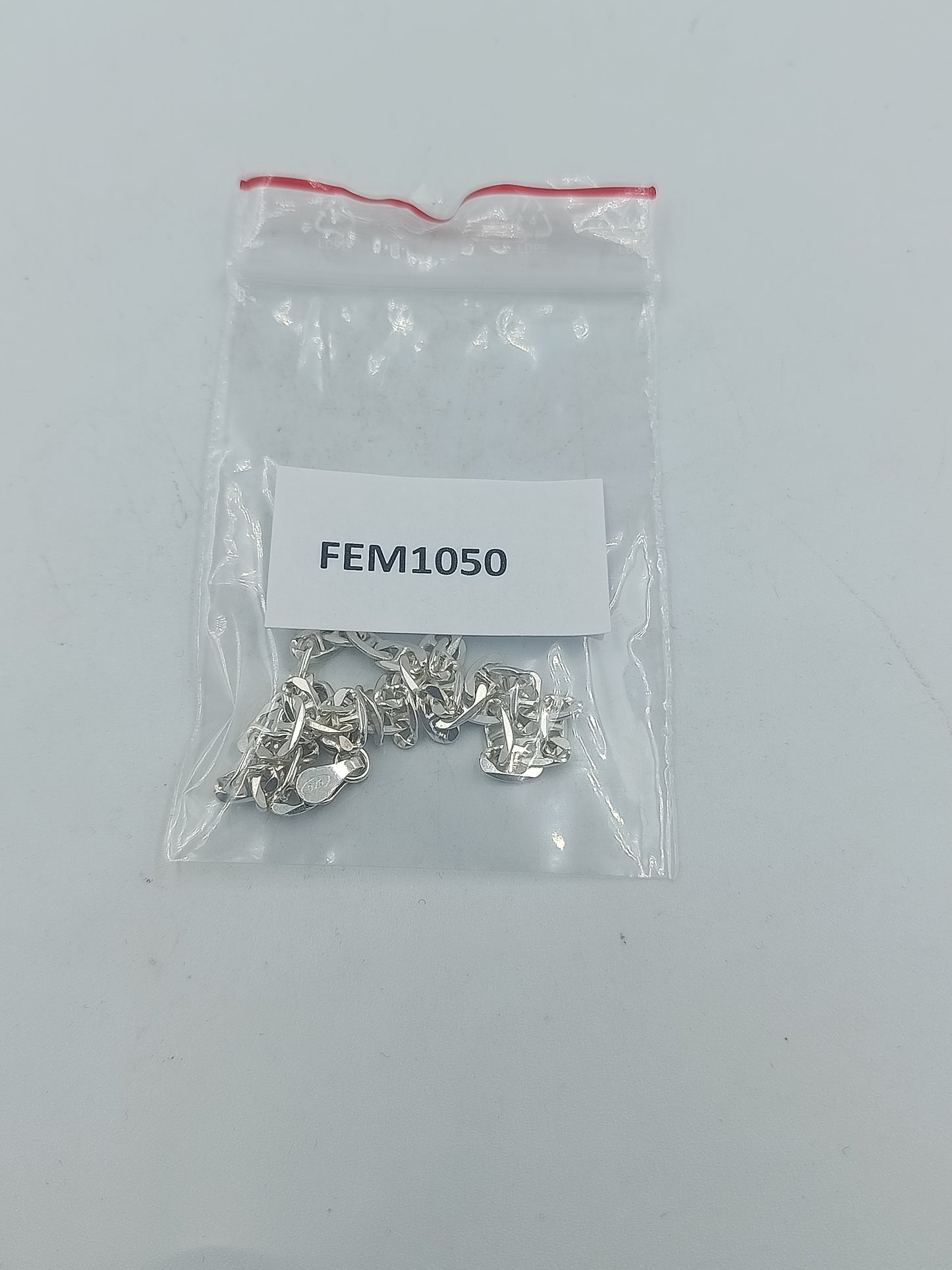 925 Silber Armband Figaro 22cm Klassisch Unisex