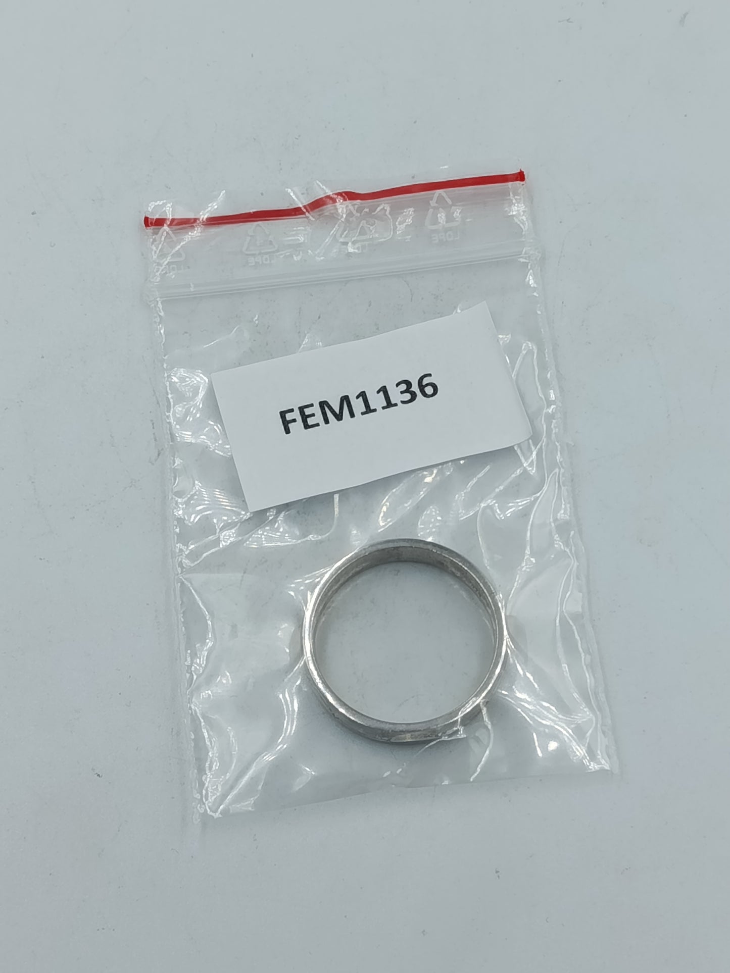 925 Silber Ring mit eingraviertem Muster Zeitloses klassisches Design gr70