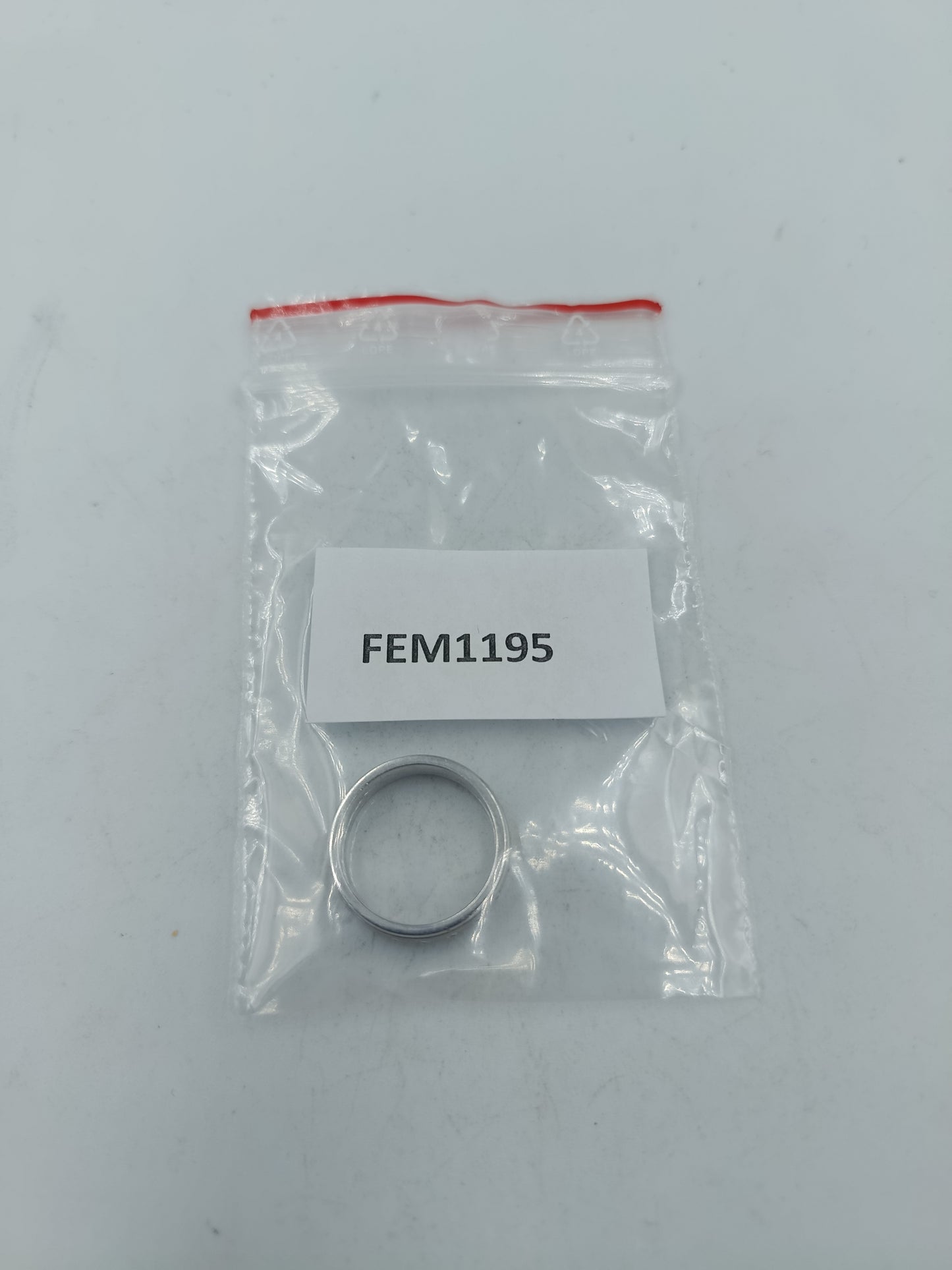 Klassischer 925er Sterlingsilber Bandring schlichtes Design