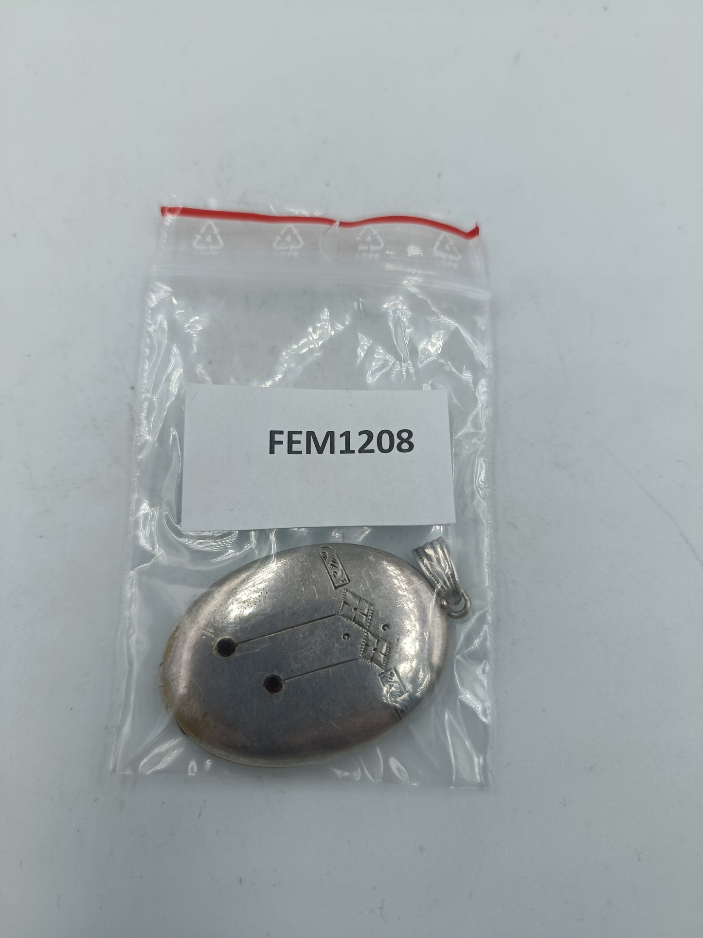 Vintage Silber Medaillon zum Öffnen Blumen Relief