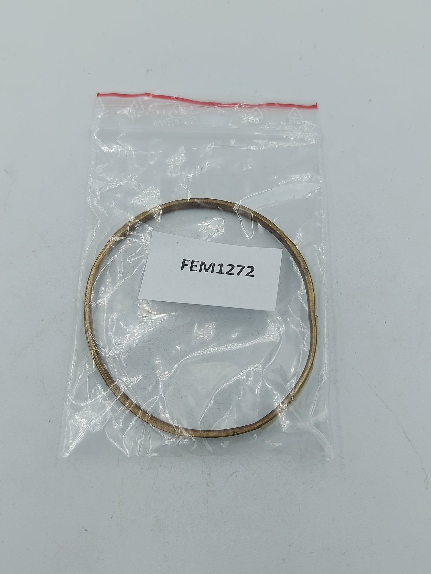 Eleganter Armreif in Goldoptik mit Perlmutt Einlage Schlichte runde Form