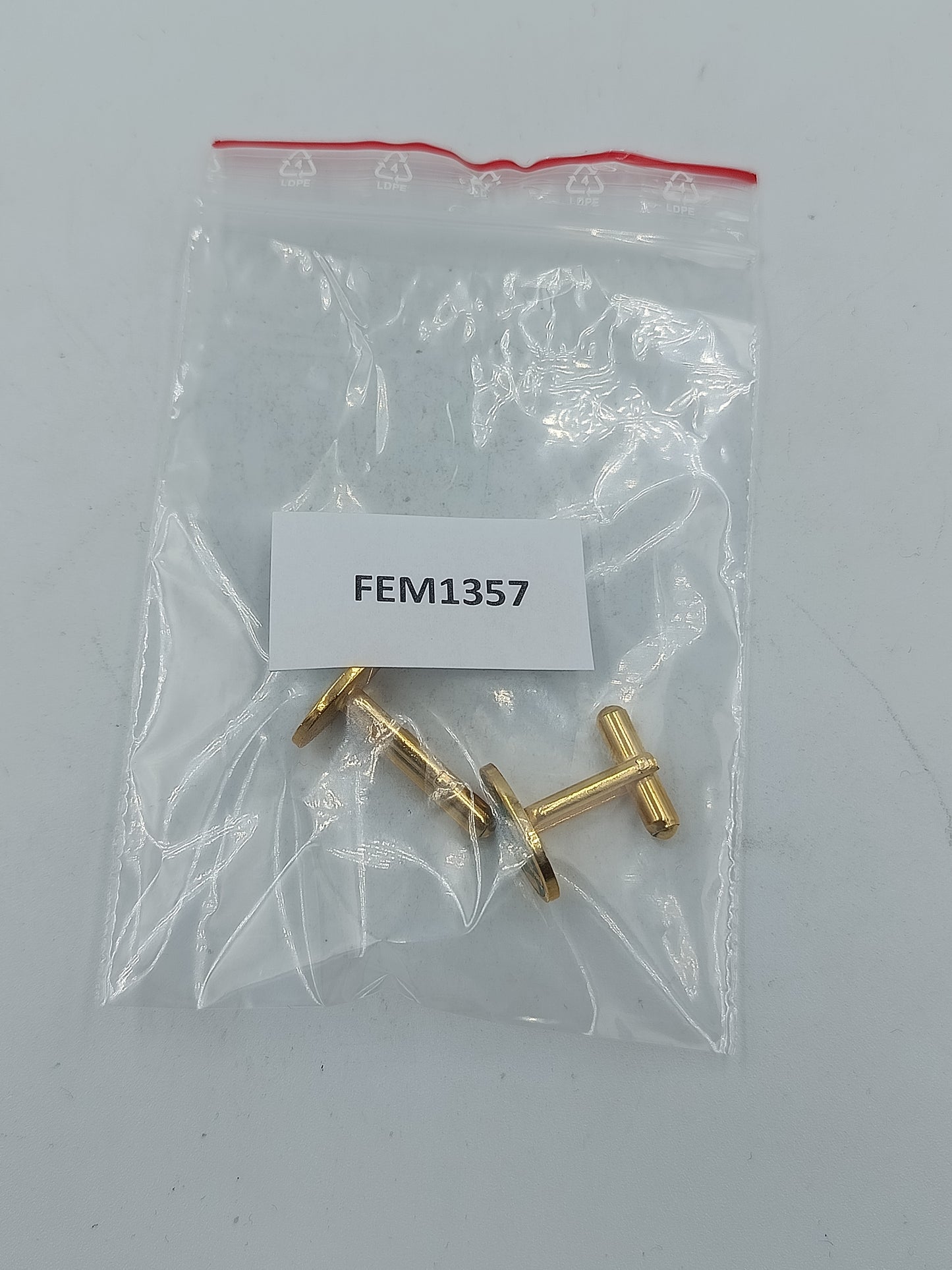 Ovale Manschettenknöpfe mit Golfmotiv in grün goldenem Design für stilvolle Auftritte