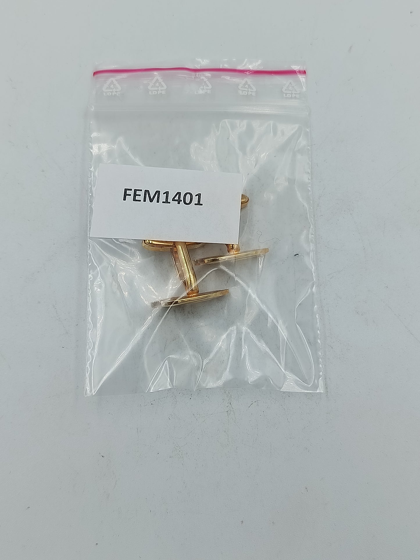 Edle Manschettenknöpfe Ente goldfarben klassisches Tiermotiv mit feiner Verarbeitung