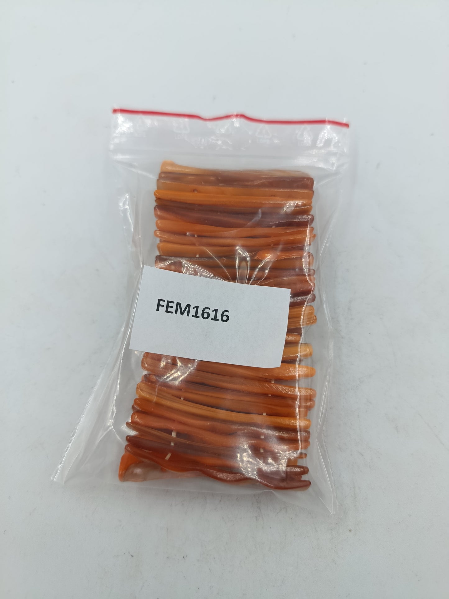 Markantes Armband in Bernsteinoptik mit warmen Orangetönen