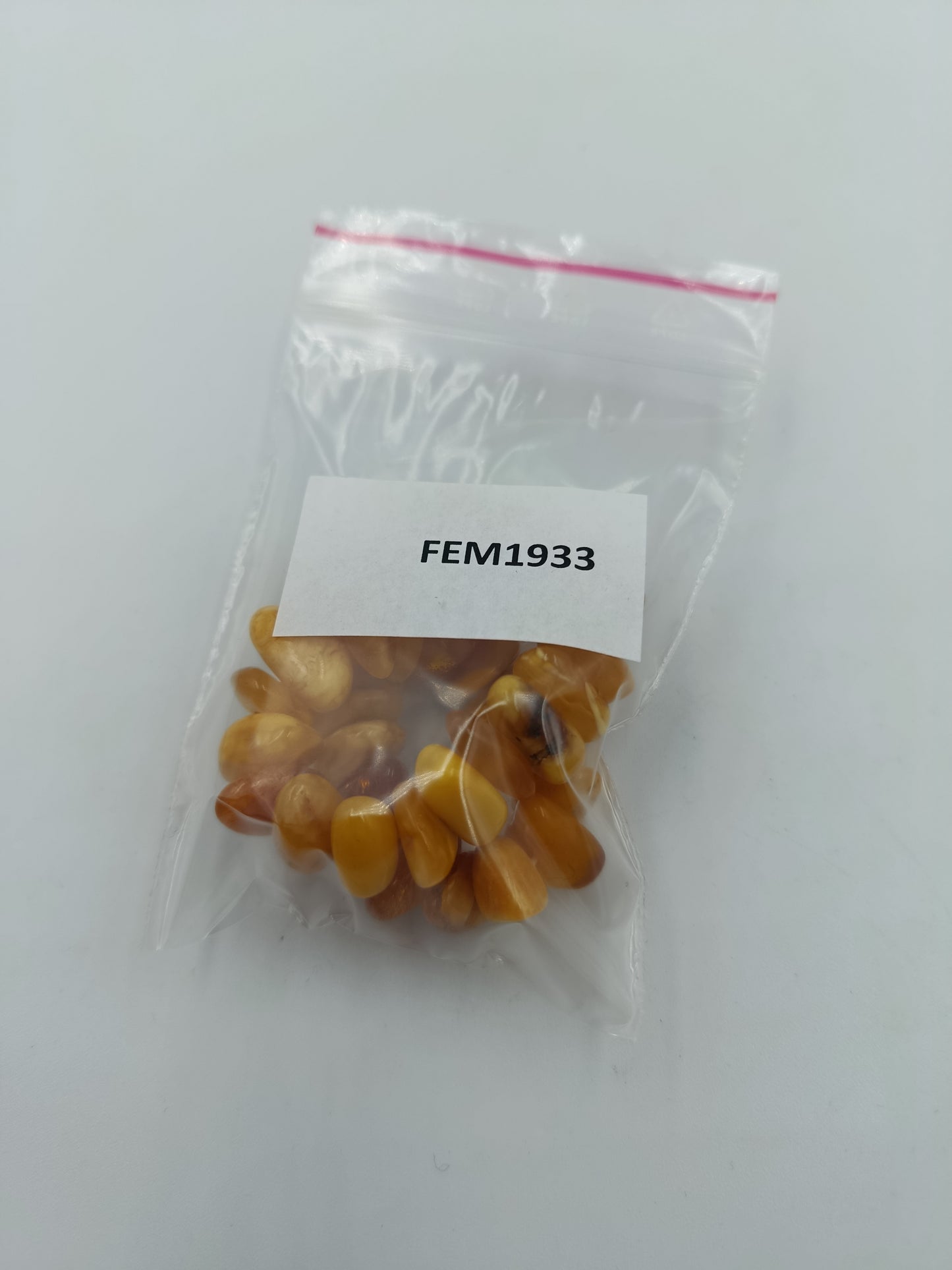 Wunderschönes Bernstein Armband elastisch in Honigfarben Naturstein