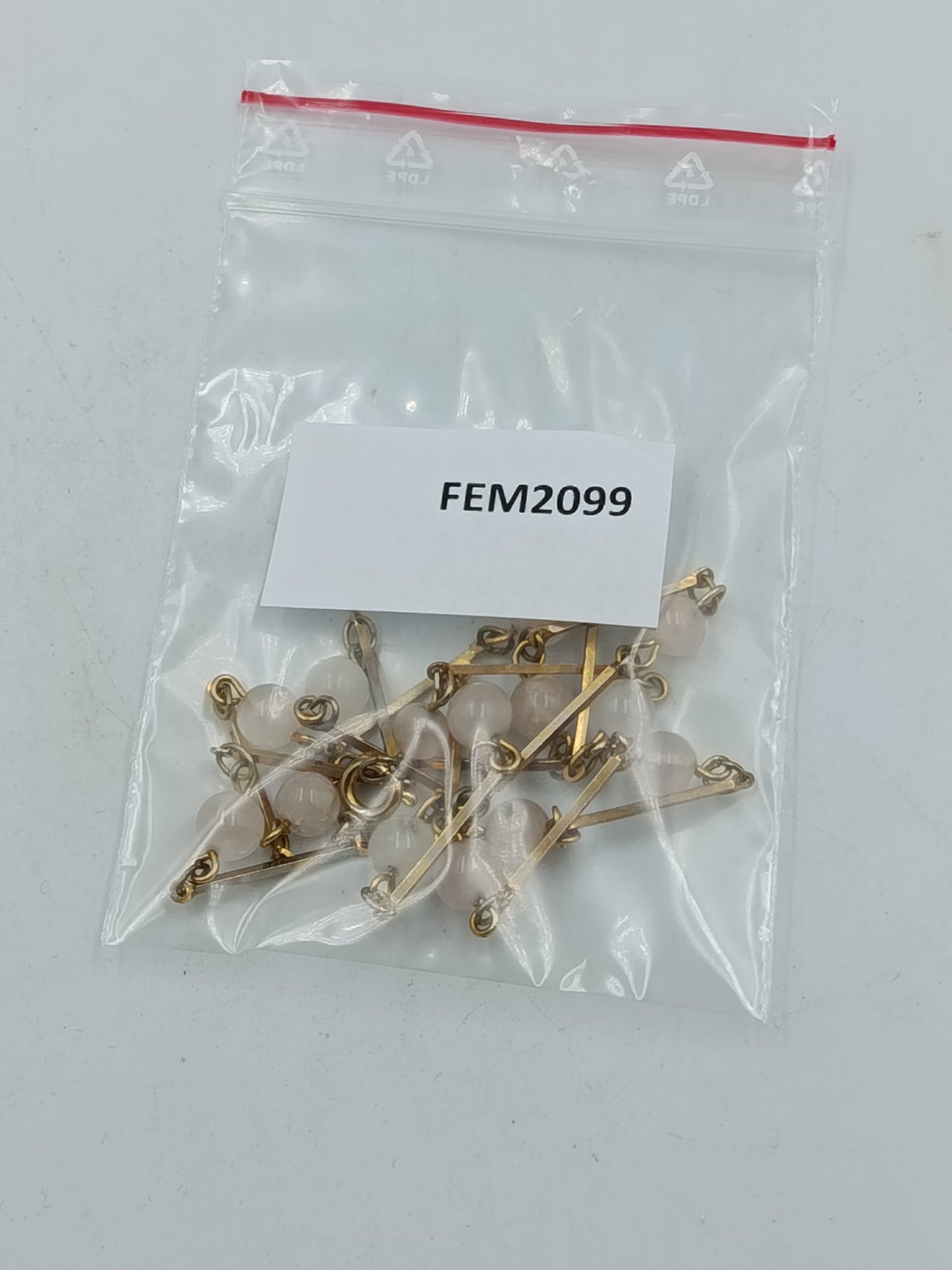Vintage Halskette Goldfarben mit weißen Perlen Kugeln Elegant