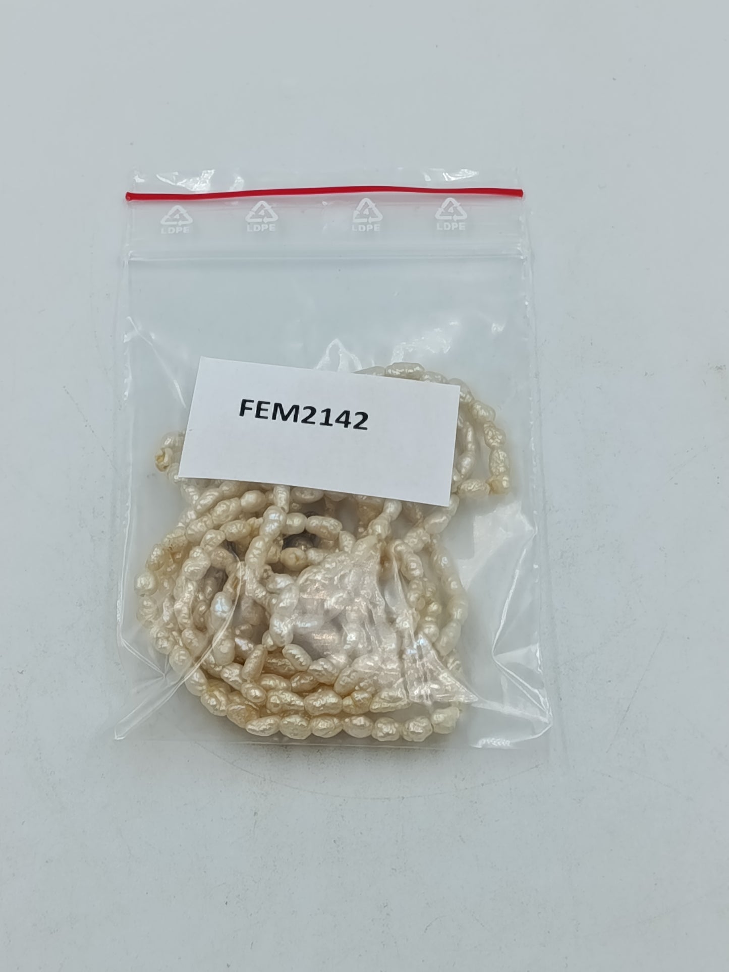 Vintage Perlenkette mehrreihig Cremeweiß klassisch elegant