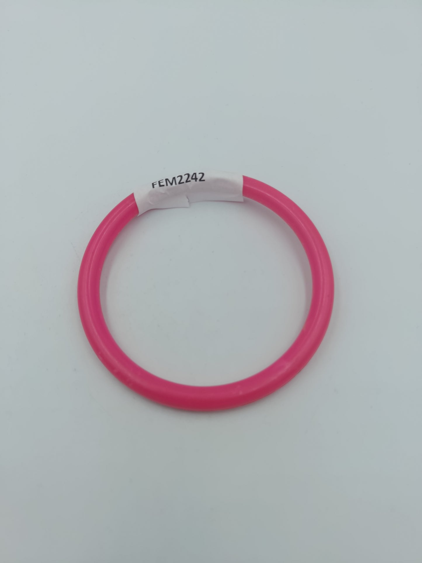 Vintage Armreif Pink Schlichter Kunststoff Bangle 8 cm