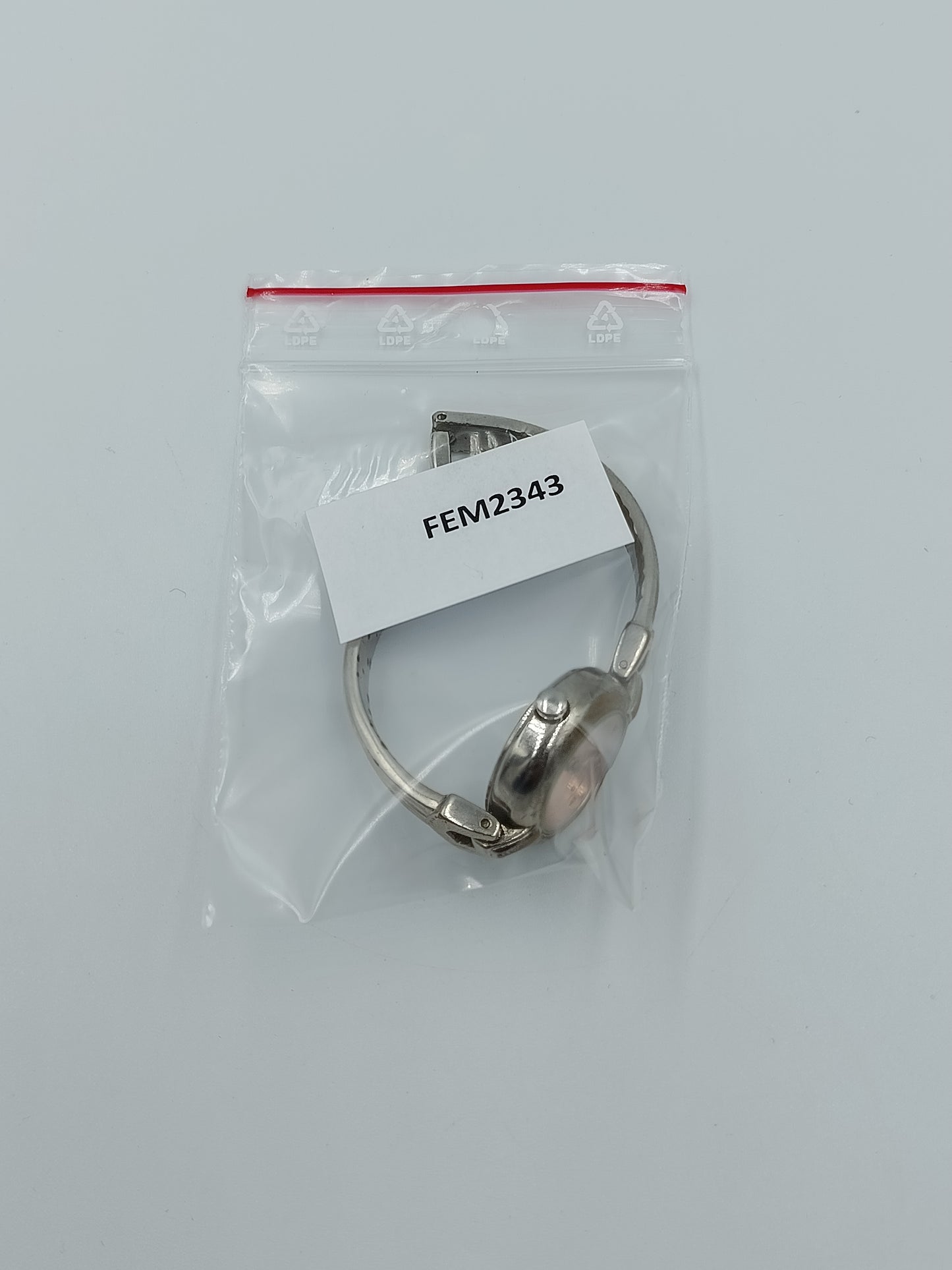 Damen Armbanduhr Go Rosé Zifferblatt Silber Metallarmband Vintage
