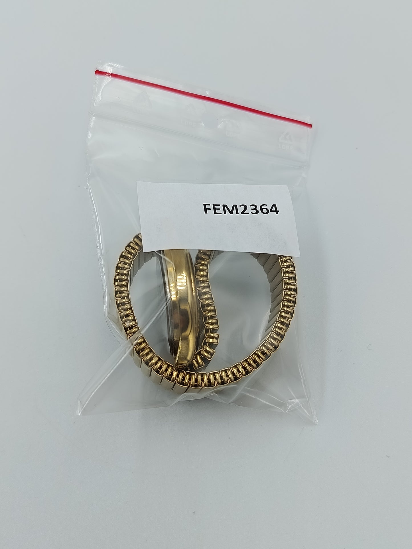 Certus Damen Uhr Goldfarben Quarz Armbanduhr Elastisches Band