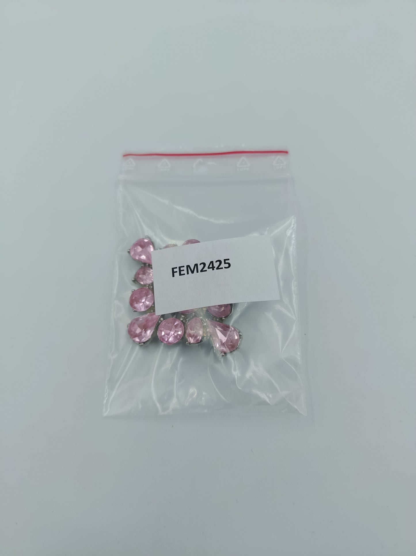 Vintage Brosche rosa Strass große Statement Brosche im Blüten Design