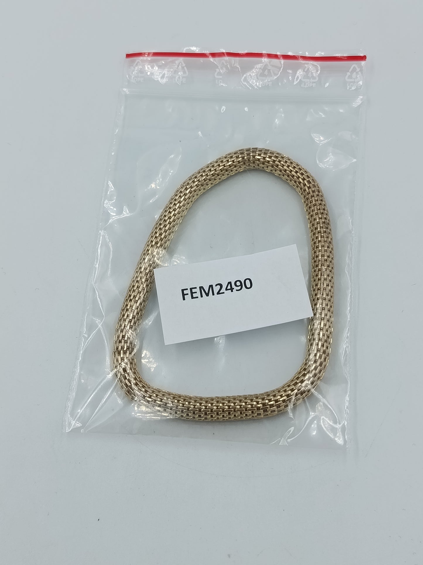 Elastisches Armband in Goldoptik – geflochtenes Design