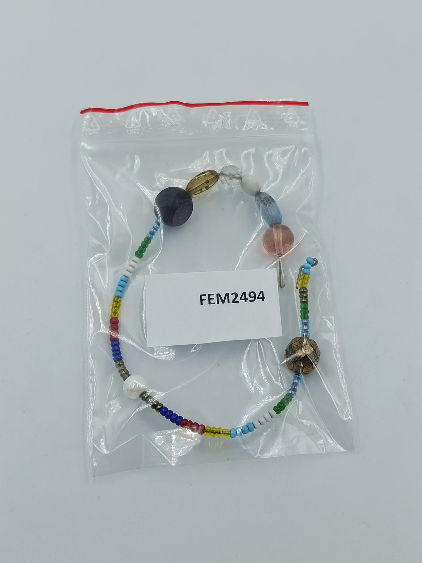 Buntes Perlenarmband – verspielter Boho Style mit Glasperlen