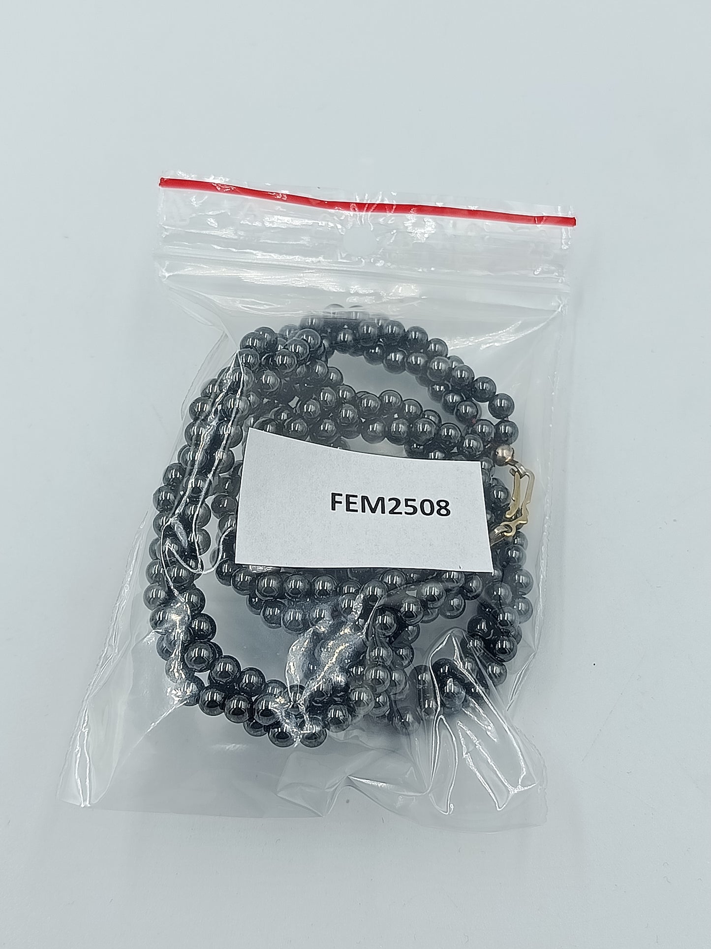 Elegante mehrreihige Perlenkette anthrazit / grau – edler Statement-Schmuck