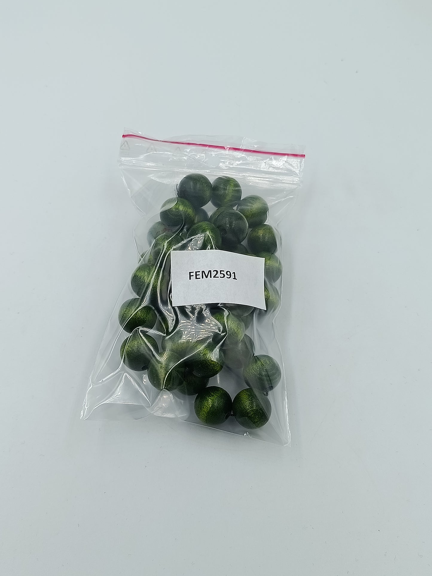 Auffällige Halskette mit grünen Kugelperlen – elastisch