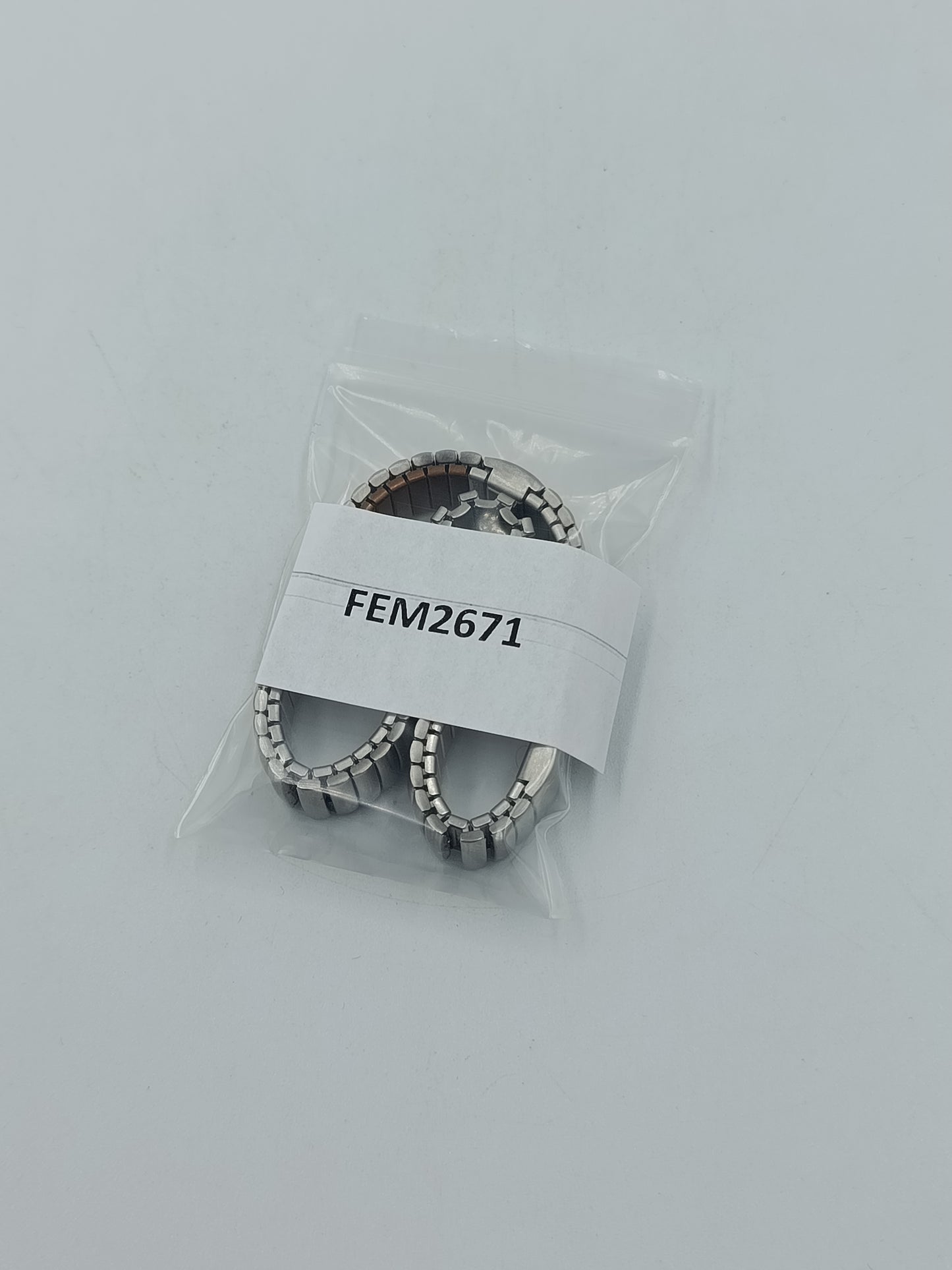 Elastisches Edelstahl Armband Silber Braun Modern