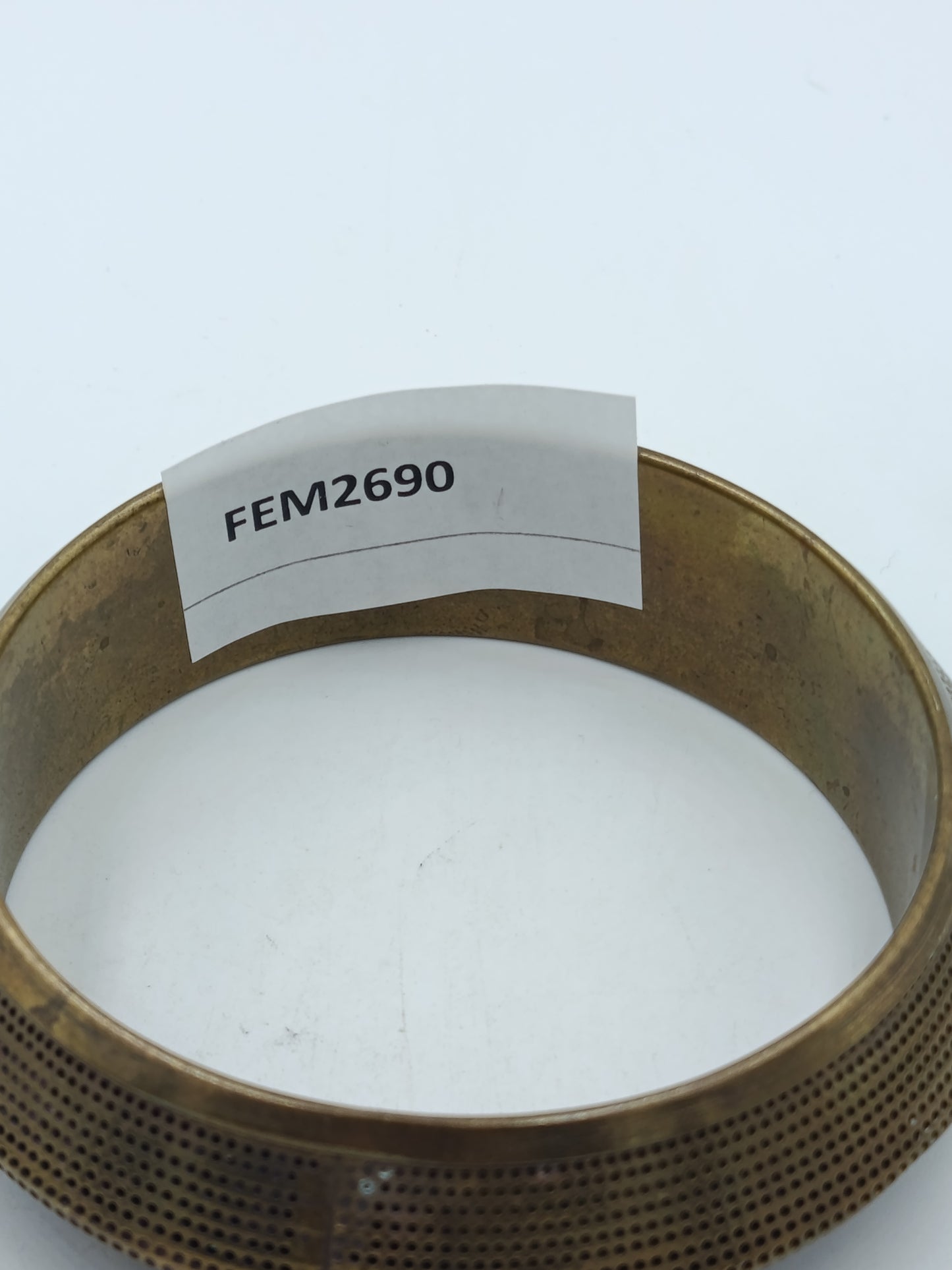 Vintage Armreif Bronzefarben Strukturiertes Design