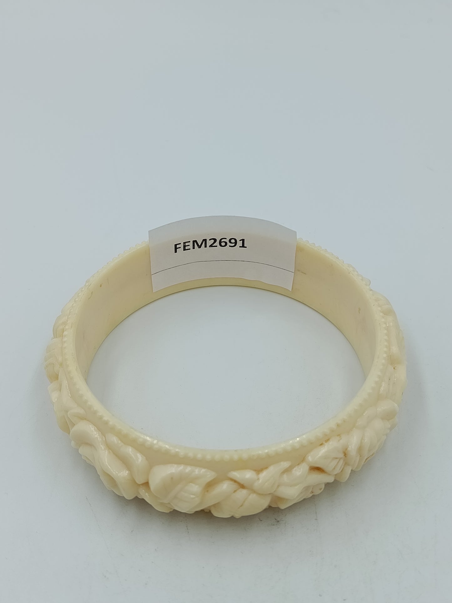 Vintage Armreif Optik Florales Muster